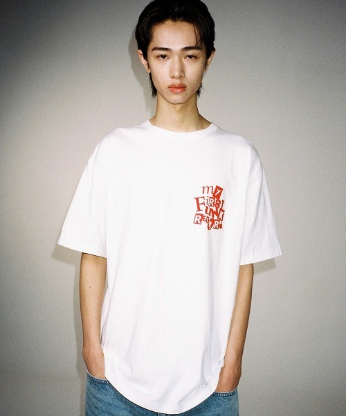 A'GEM/9 × .kom『CAVISH/カビシ』FUNK RECORD SS TEE/ファンキー