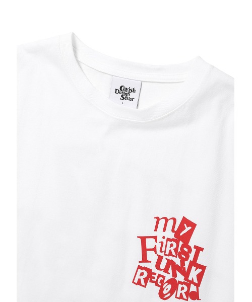 A'GEM/9 × .kom『CAVISH/カビシ』FUNK RECORD SS TEE/ファンキー