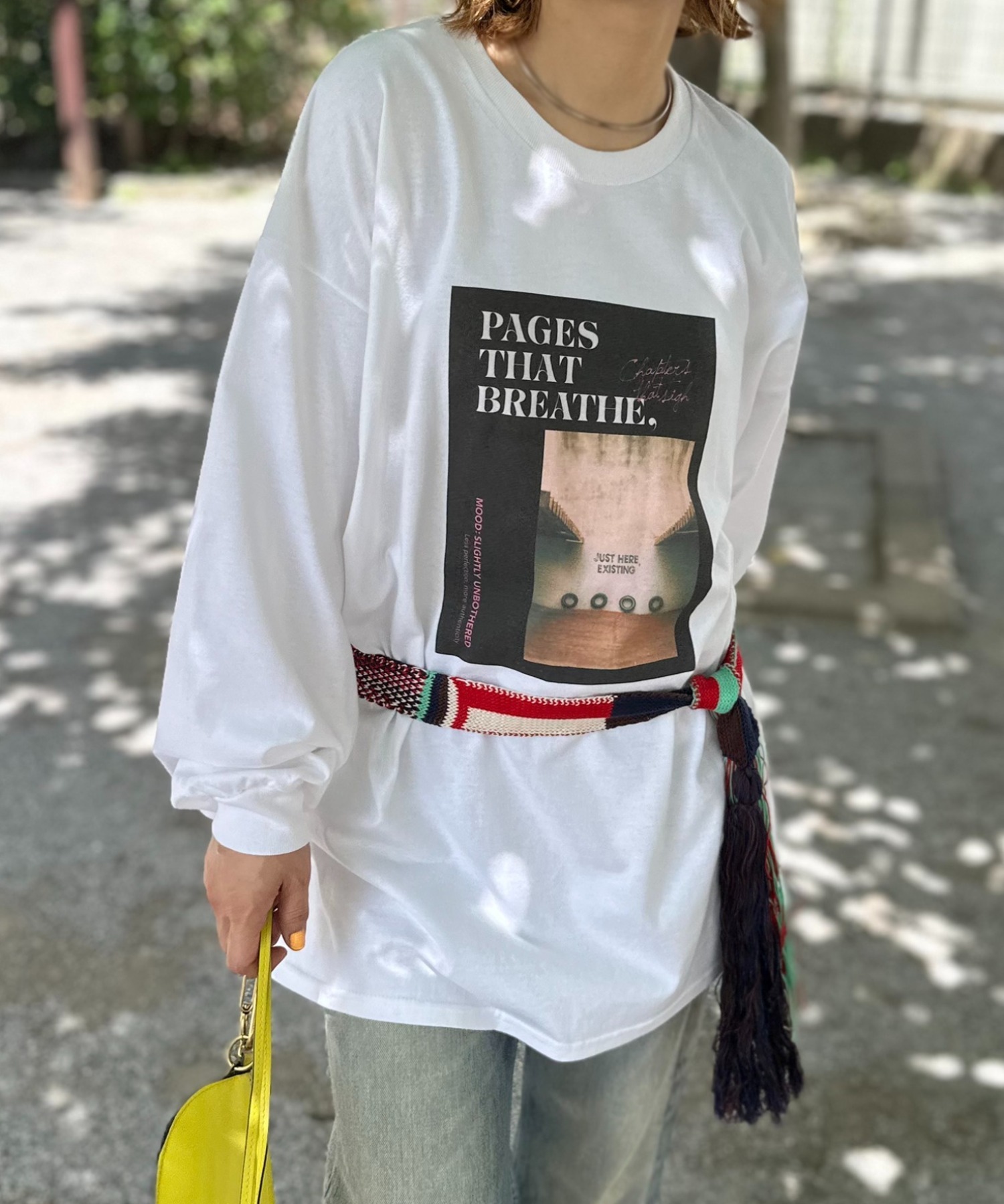 ホワイト系その他
model:154cm 着用サイズ:XL