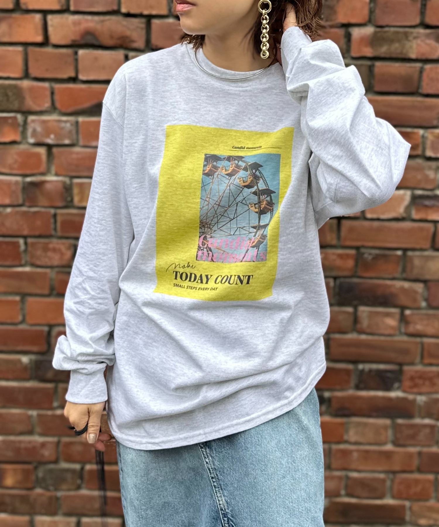オートミール
model:154cm 着用サイズ:M