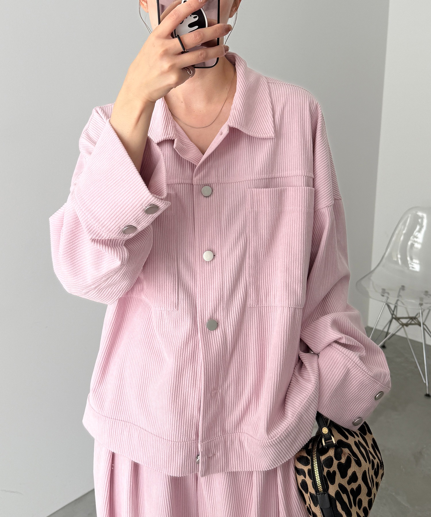 model：H166　着用サイズ：F