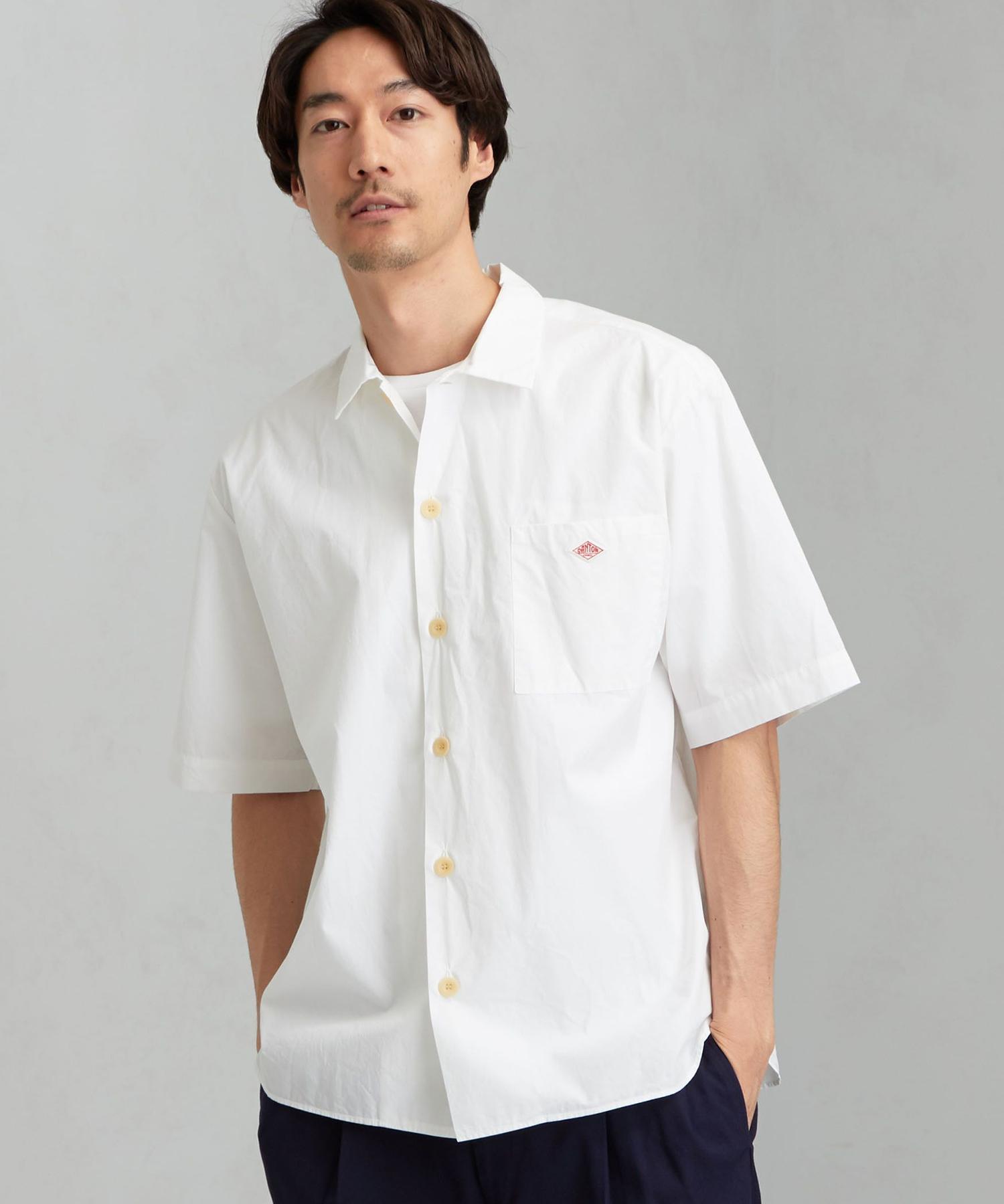 商品詳細 ダントン Danton ポプリン ワイド 半袖 シャツ Green Label Relaxing グリーンレーベル リラクシング 公式通販