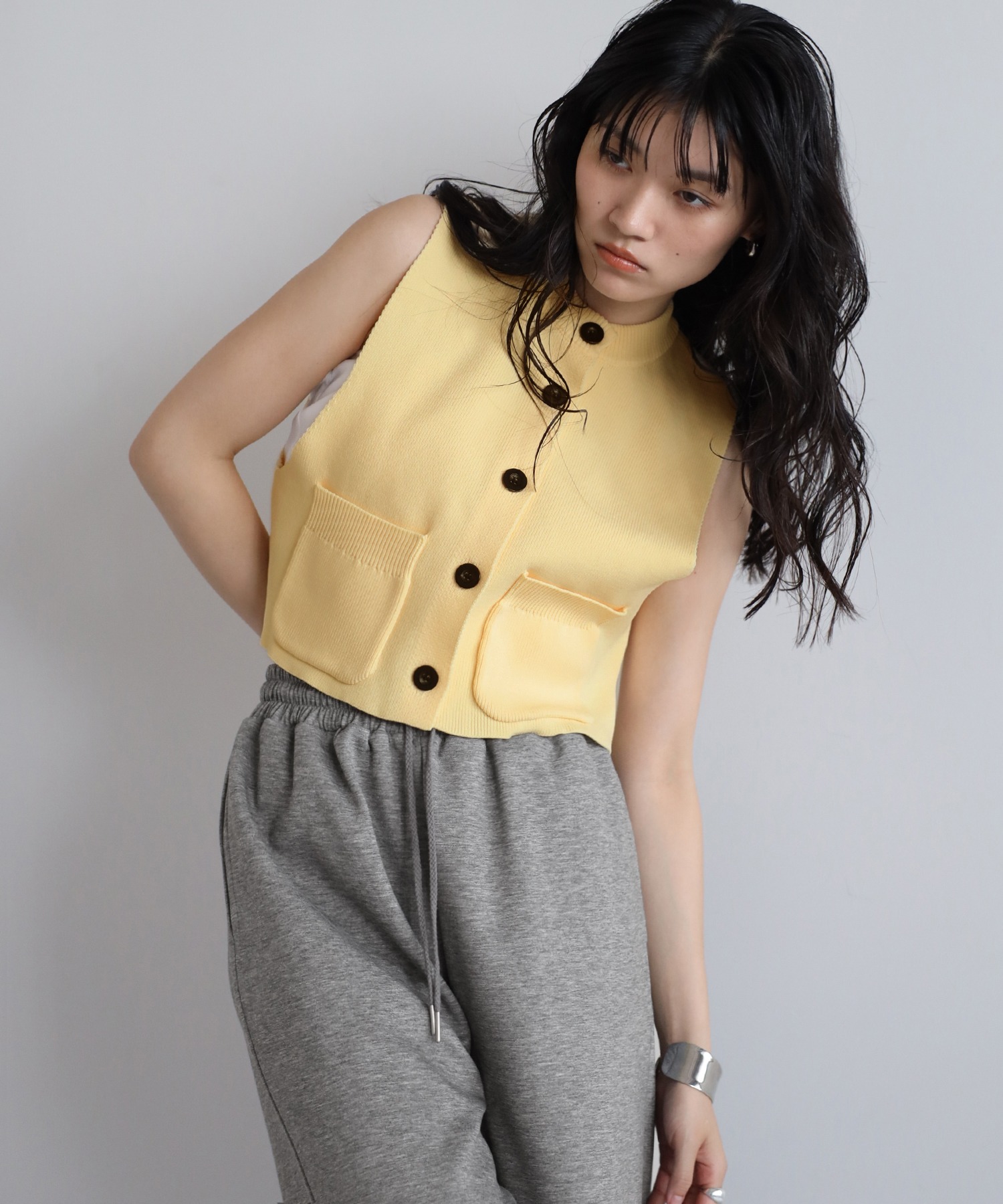 model：H167 着用サイズ：FREE