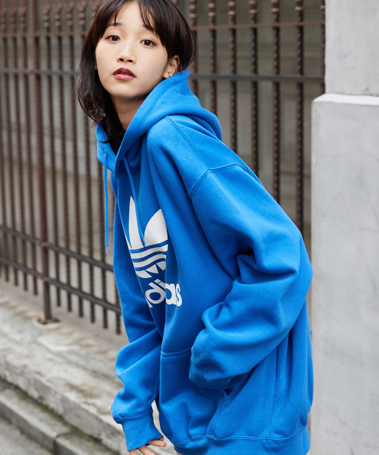 adidas/アディダス TREFOIL HOODIE/トレフォイル フーディー プル