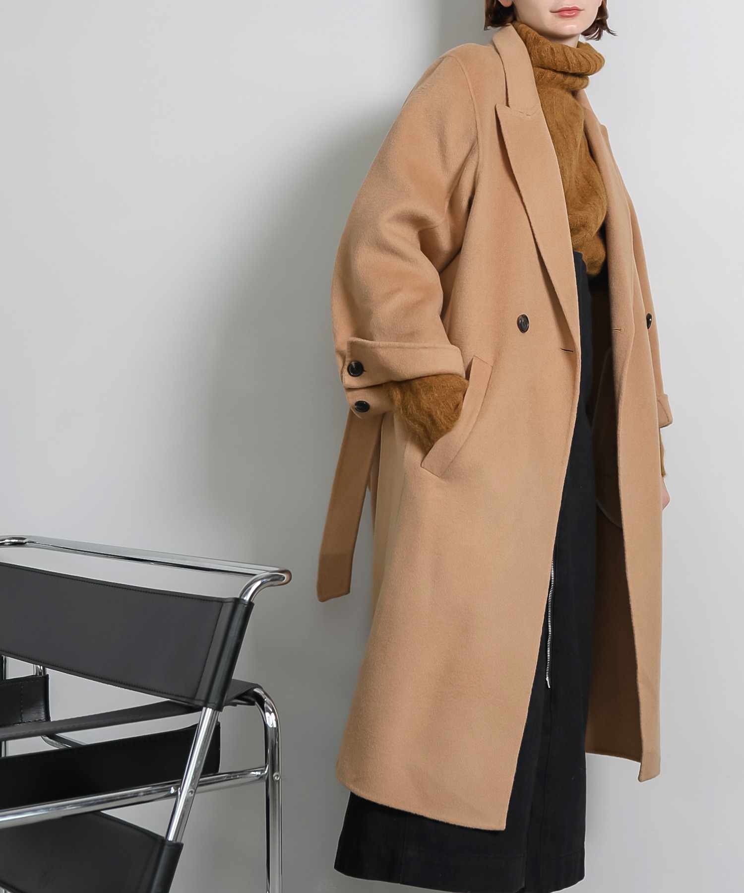 chuclla】wcuff wool chesterfield coat sb-2 cb-1 chw1335