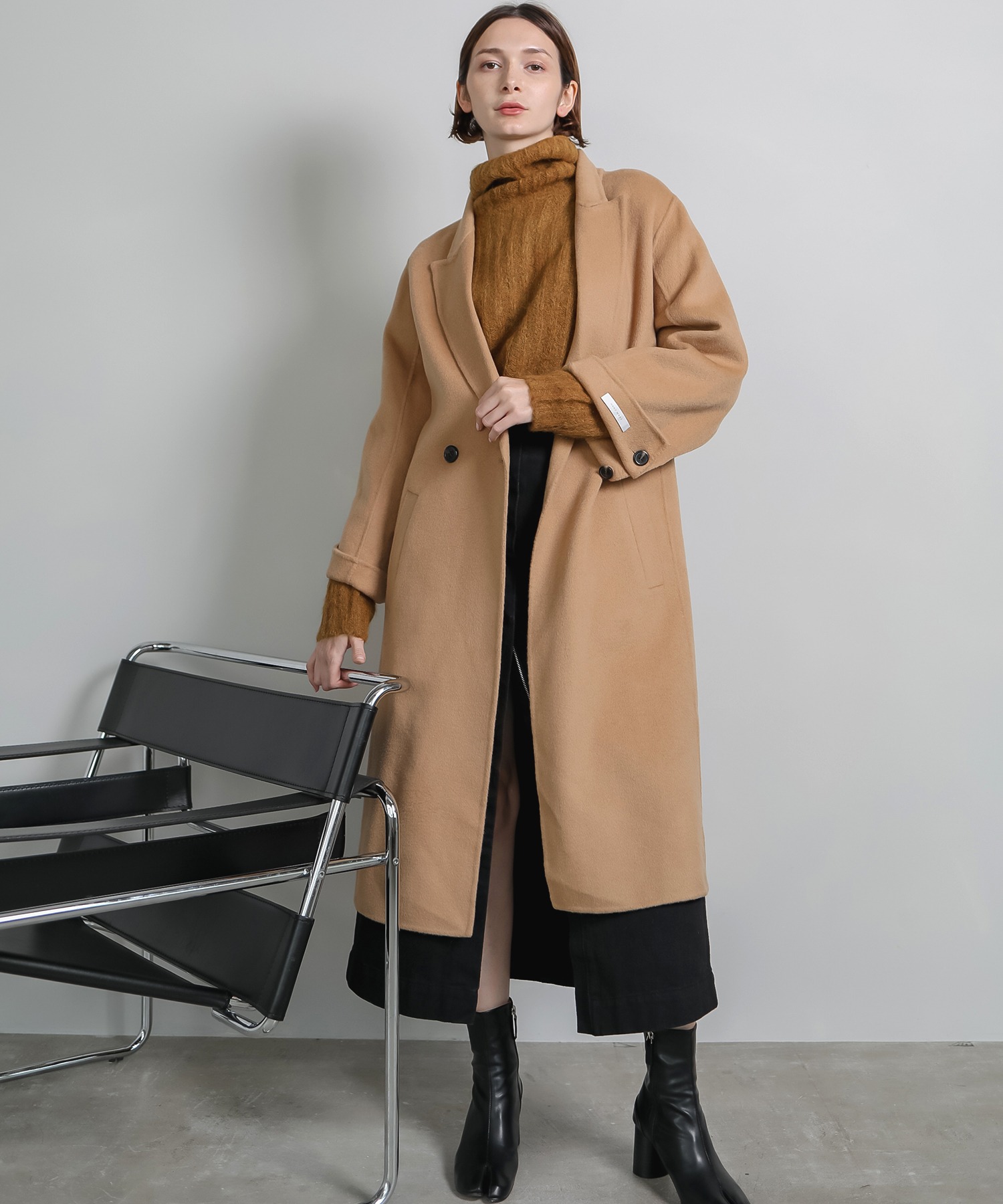 chuclla】wcuff wool chesterfield coat sb-2 cb-1 chw1335