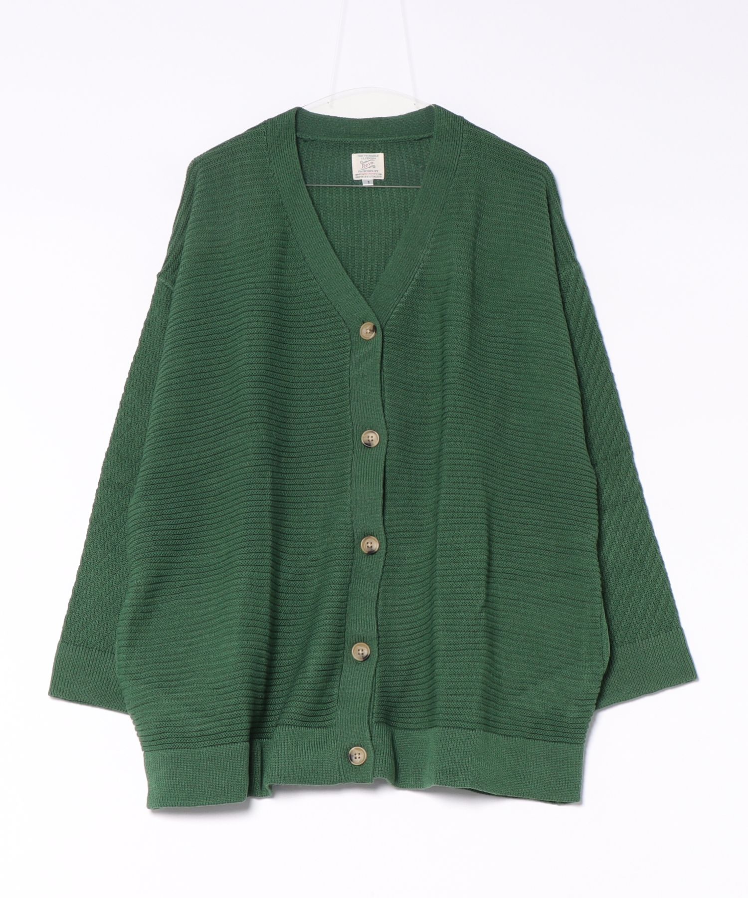 Revo. 3‑pattern knitted cardigan 7G — три‑панельный вязаный кардиган 7G