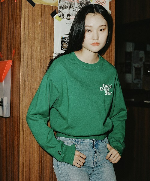 A'GEM/9 × .kom『CAVISH/カビシ』W SELLER LOGO SWEATSHIRT/ロゴ A'GEM/9 × .kom『CAVISH/カビシ』W SELLER LOGO SWEATSHIRT/ロゴ