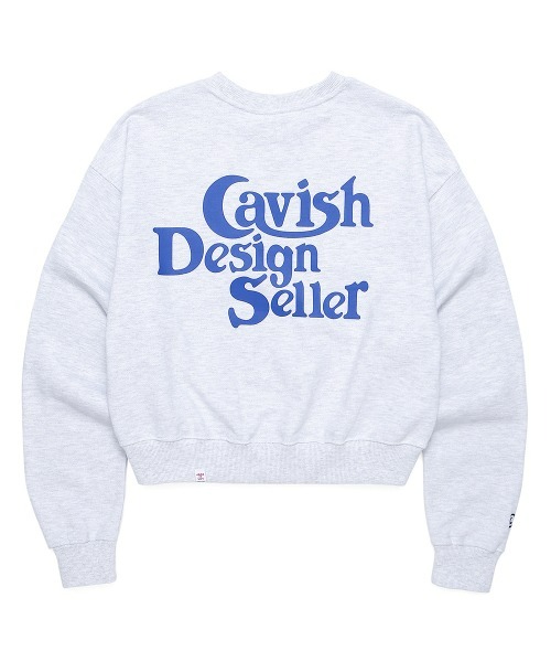 A'GEM/9 × .kom『CAVISH/カビシ』W SELLER LOGO SWEATSHIRT/ロゴ