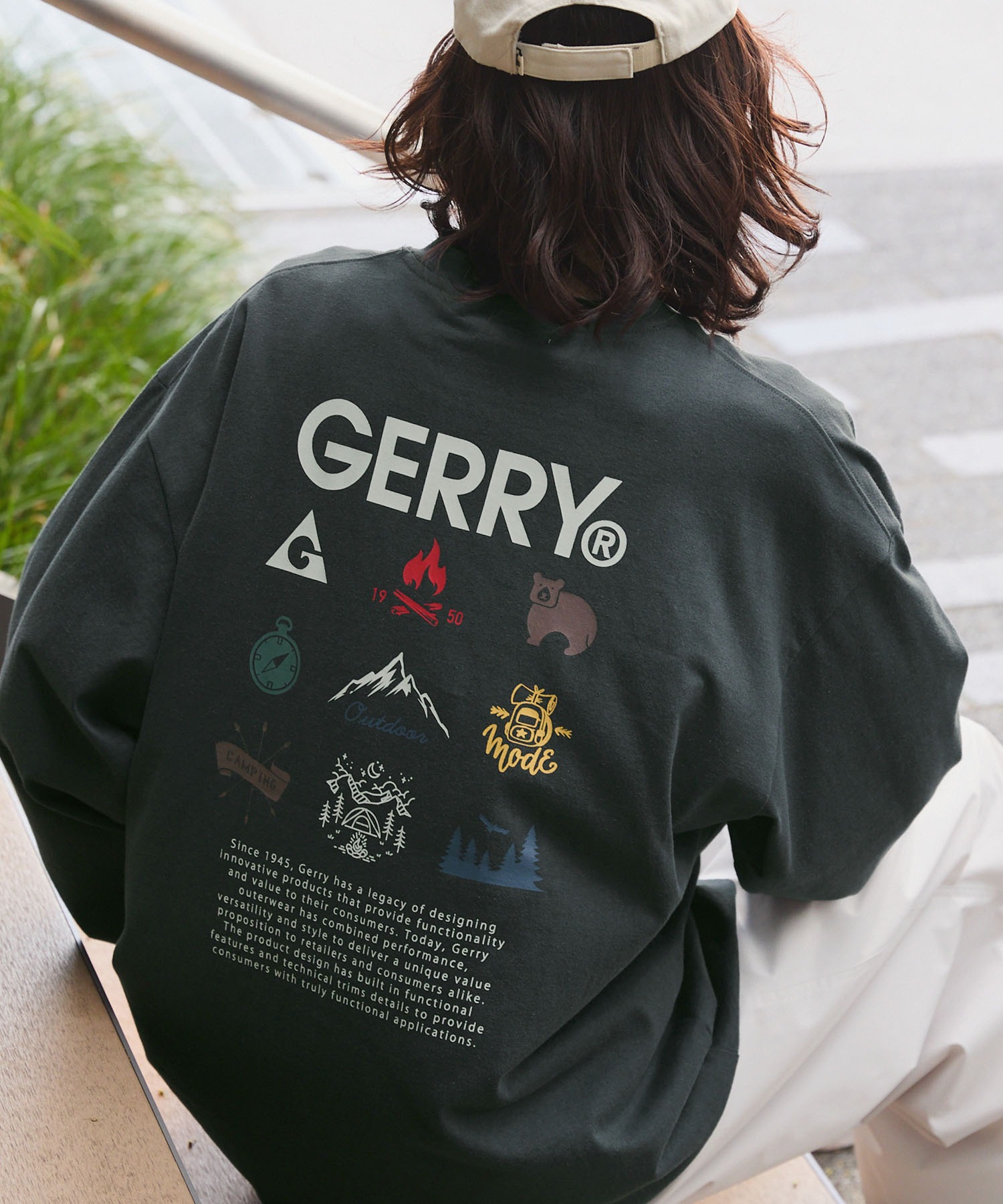 GERRY/ジェリー 別注 バックサークルロゴプリント ビッグ