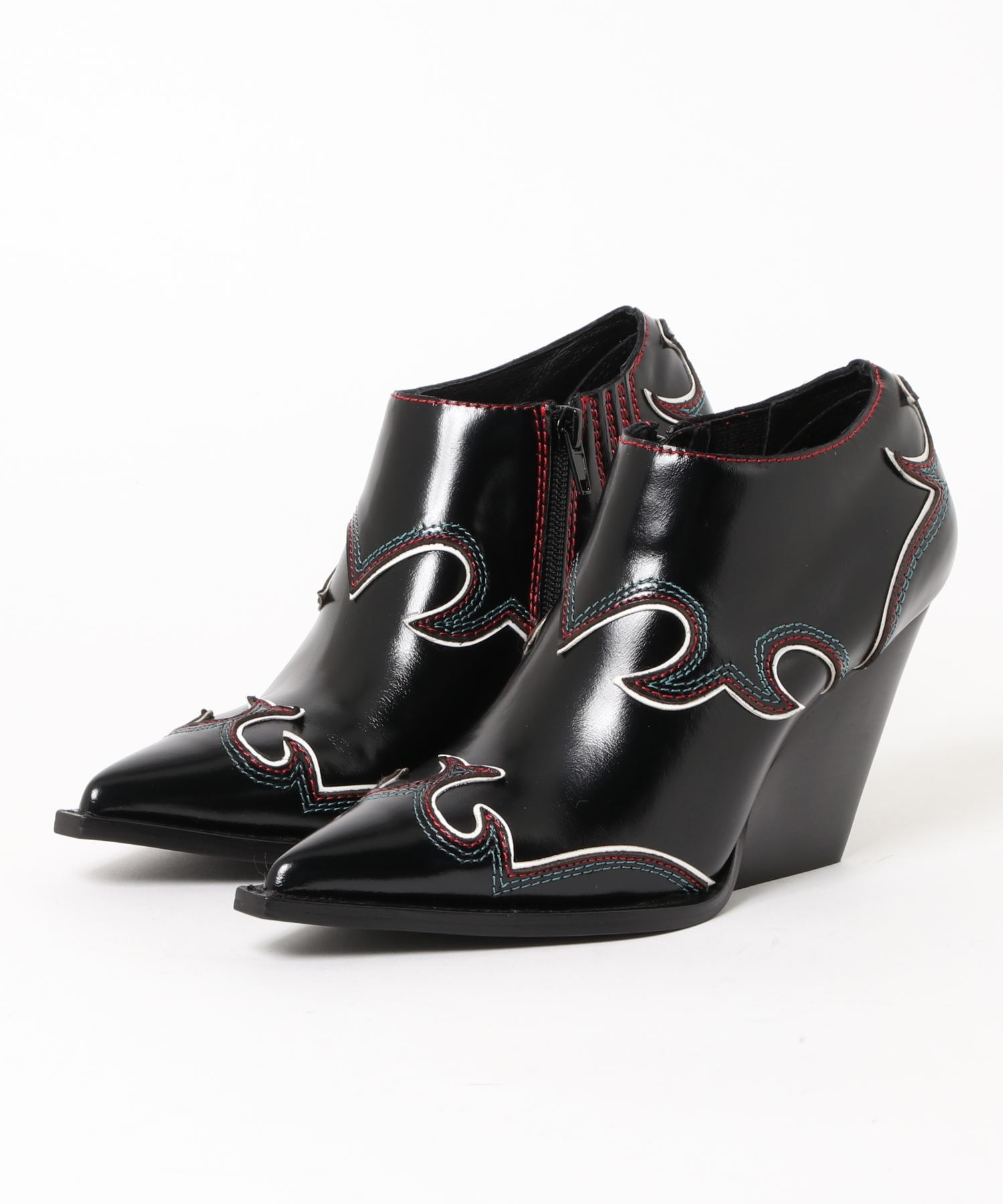 ステッチデザインウエスタンブーティー Jeffrey Campbell│Jeffrey ...