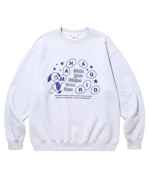 mahagrid/マハグリッド』WISHES SWEATSHIRT/ウィッシュ SWT スウェット