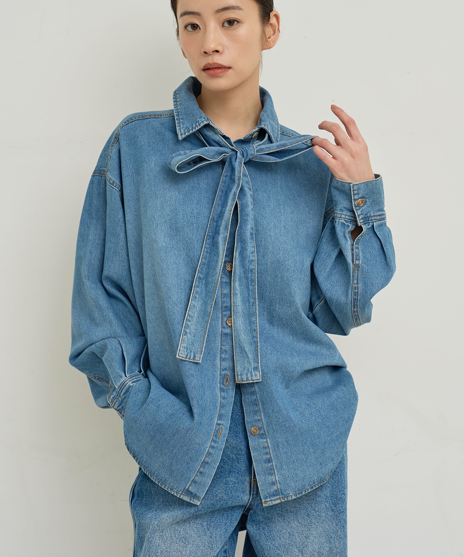 model：H162　着用サイズ：F