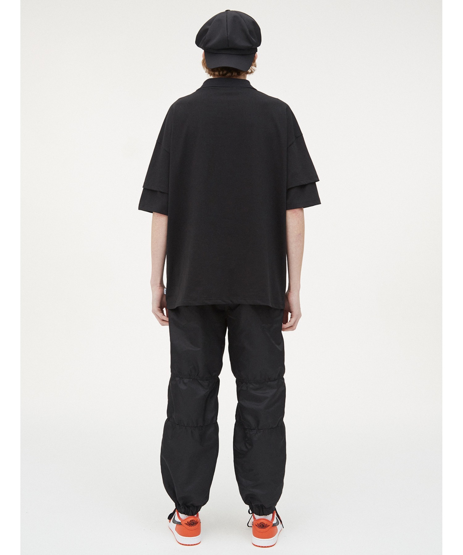 OY/オーワイ』LAYERED COLLAR T/レイヤード 襟付き半袖Tシャツ
