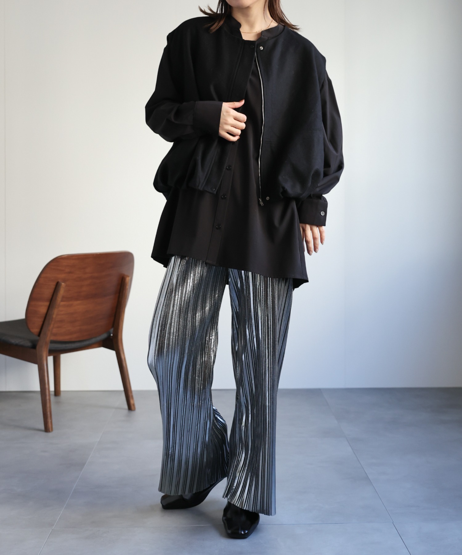 model:162㎝　着用サイズ:FREE