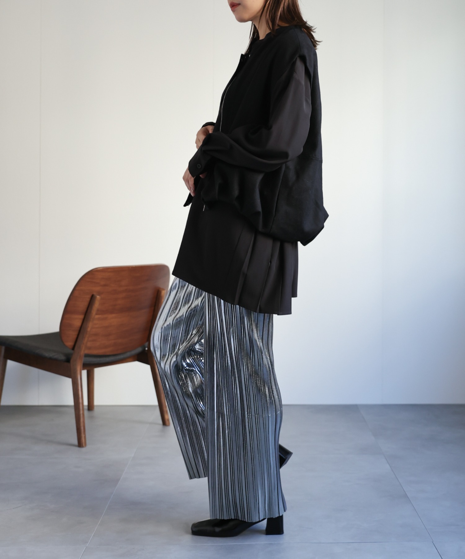 model:162㎝　着用サイズ:FREE
