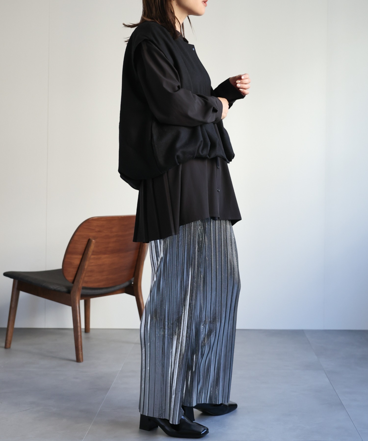model:162㎝　着用サイズ:FREE