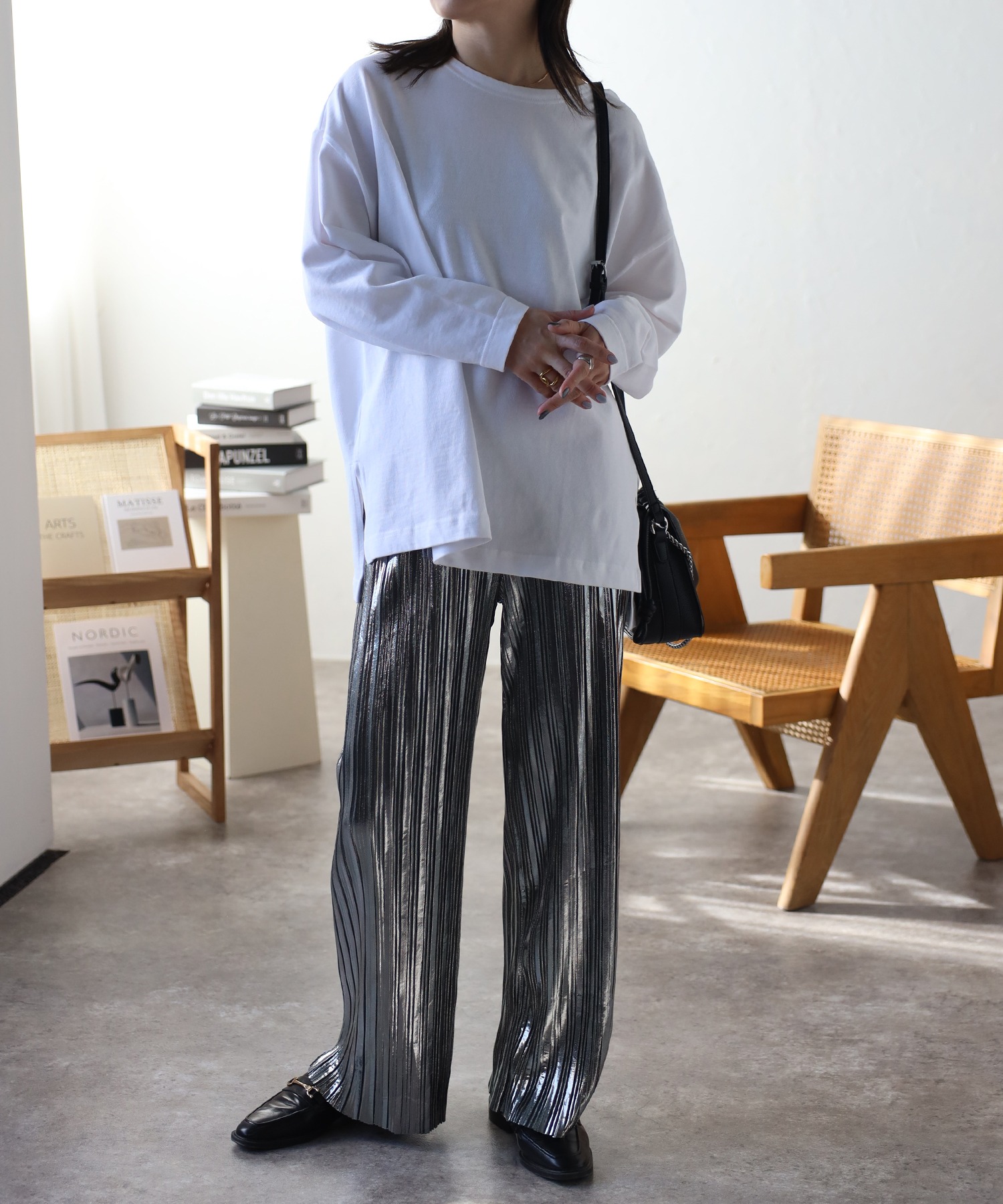 model:162㎝　着用サイズ:FREE