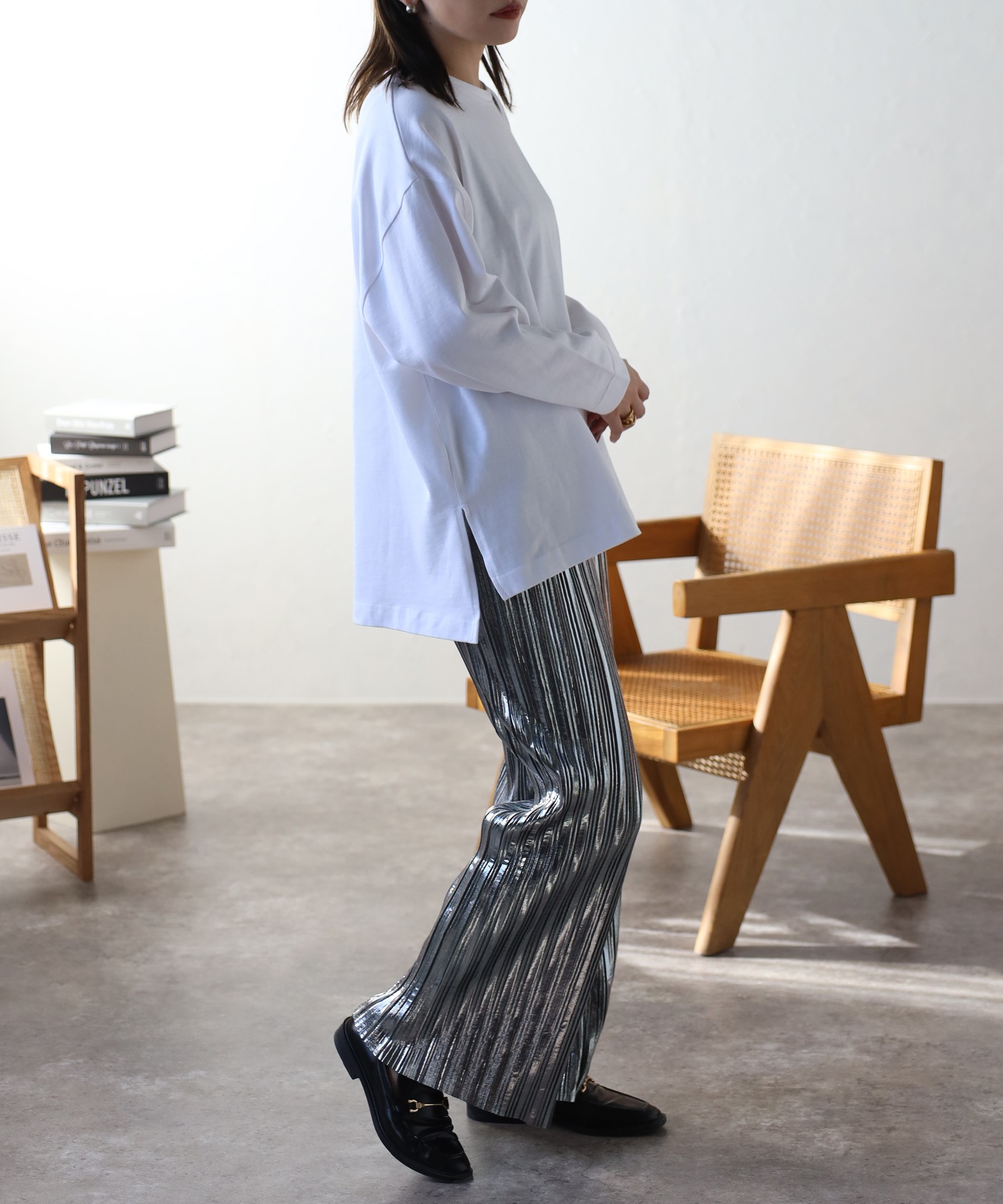 model:162㎝　着用サイズ:FREE