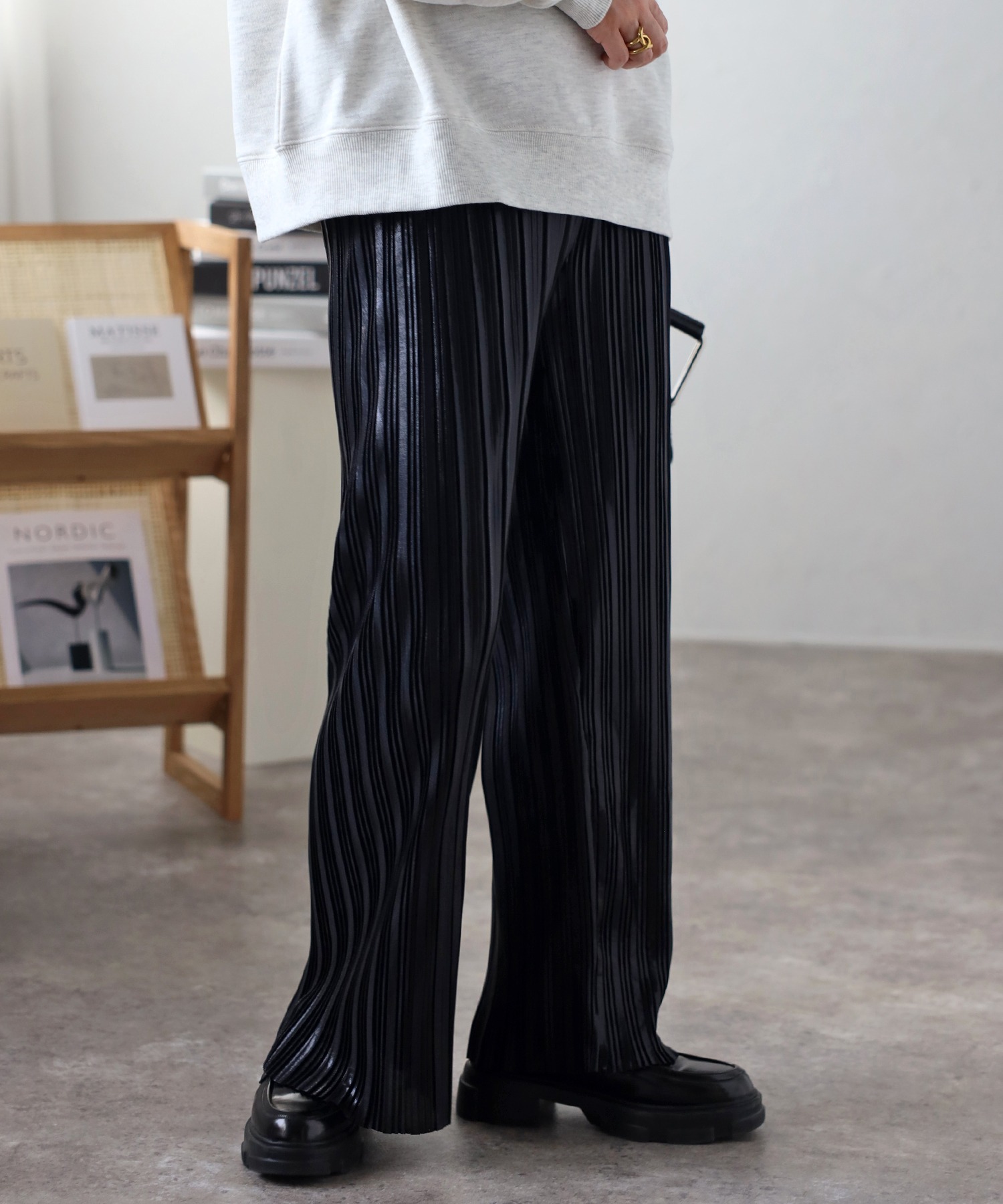 model:162㎝　着用サイズ:FREE