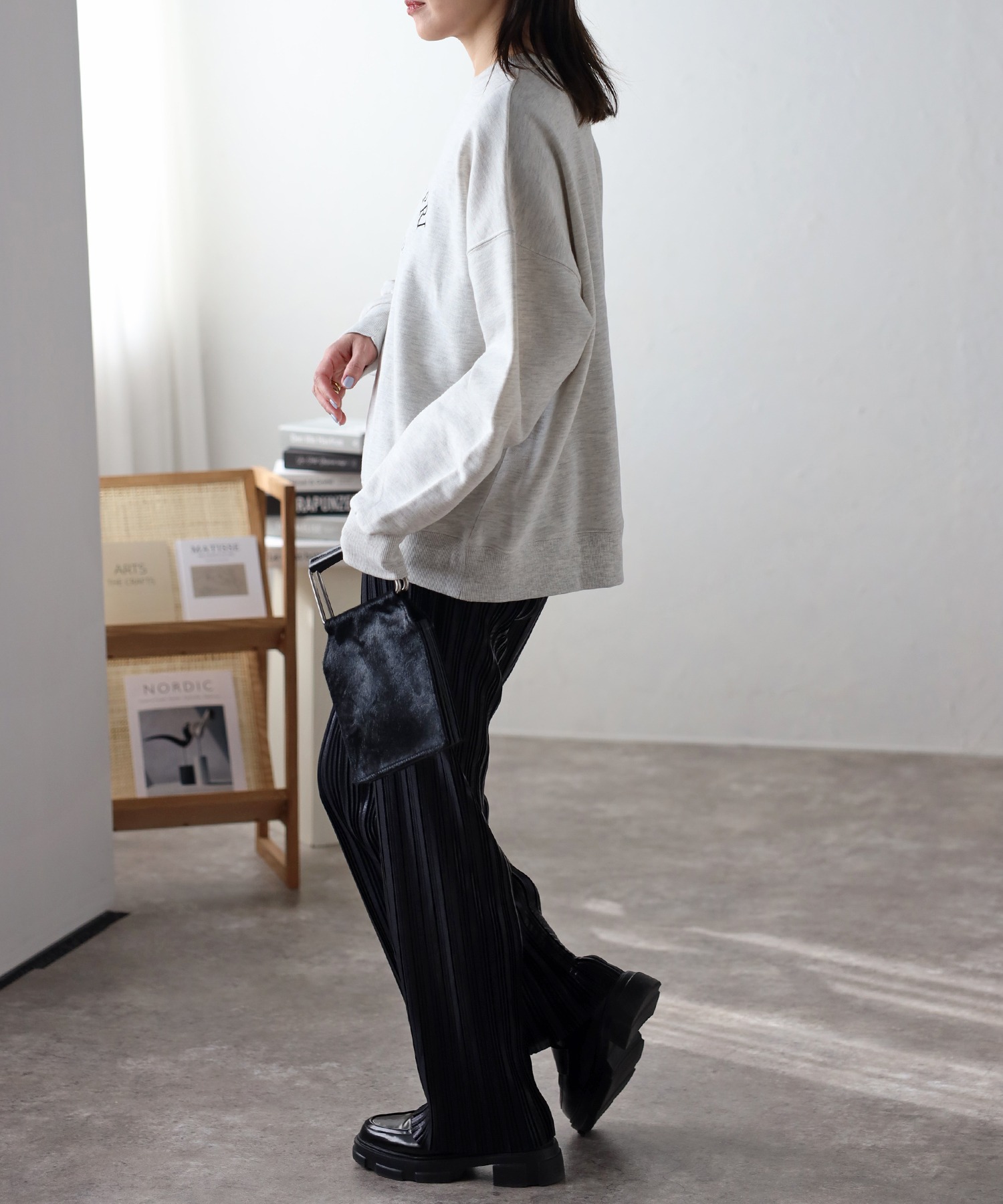 model:162㎝　着用サイズ:FREE
