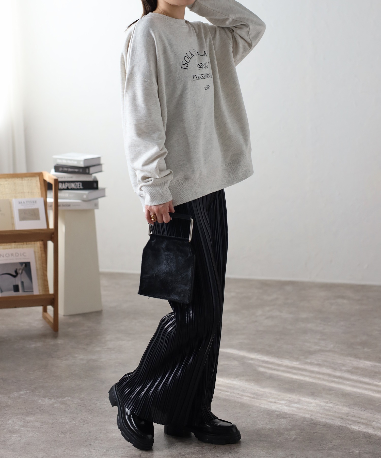 model:162㎝　着用サイズ:FREE