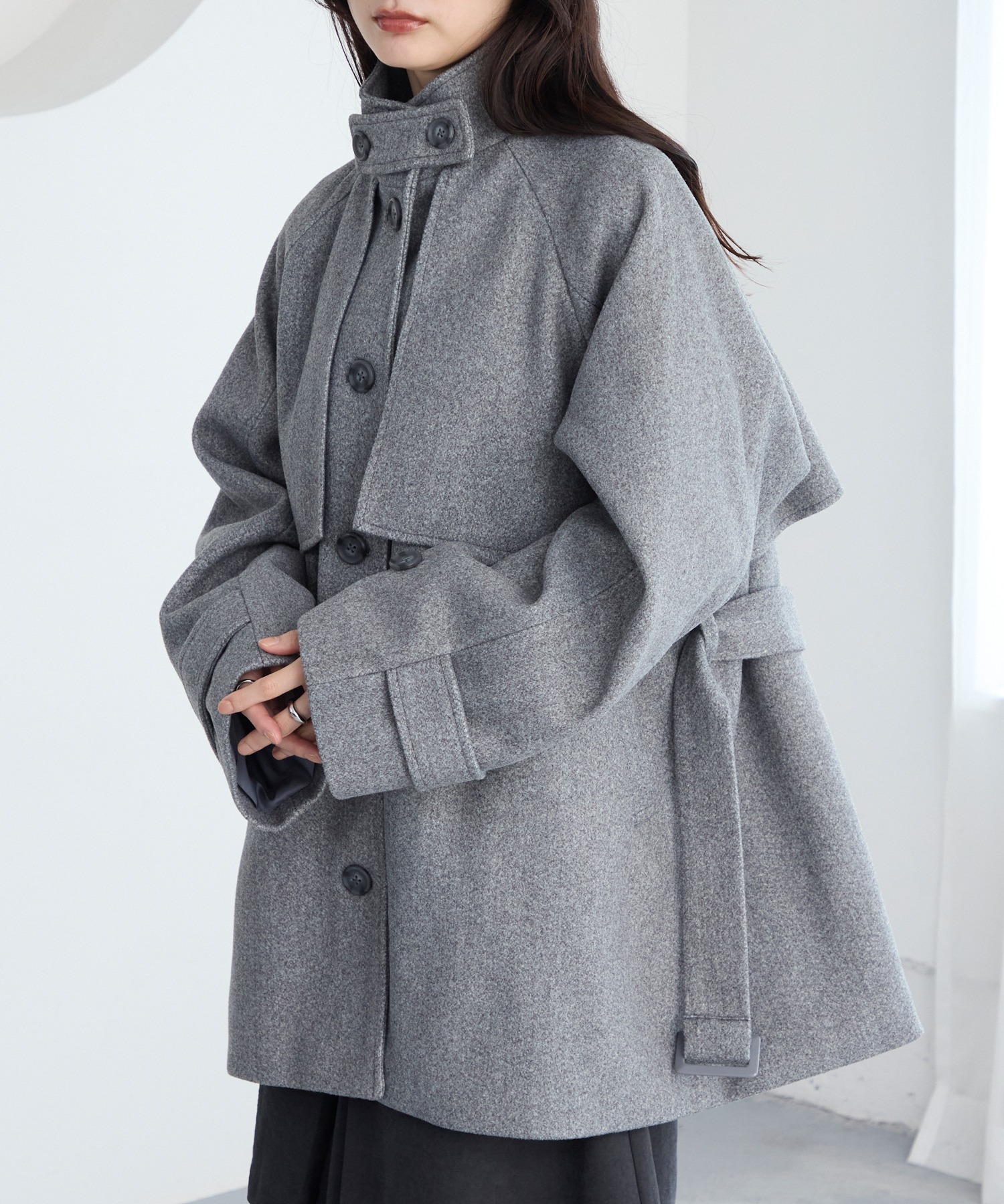 heyon ヘヨン　トレンチ　2way HYEON 2way trench coat