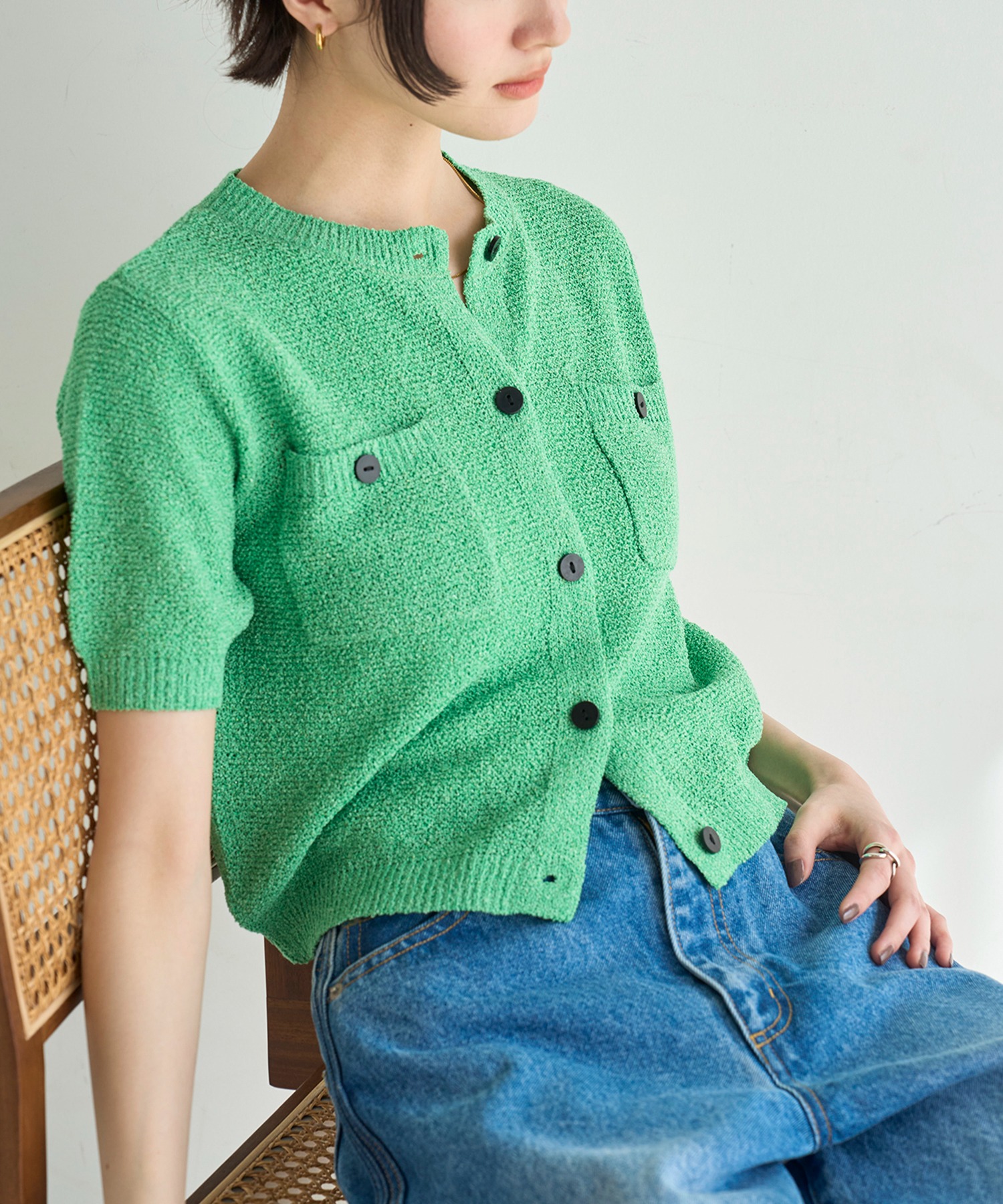 model：H166　着用サイズ：F