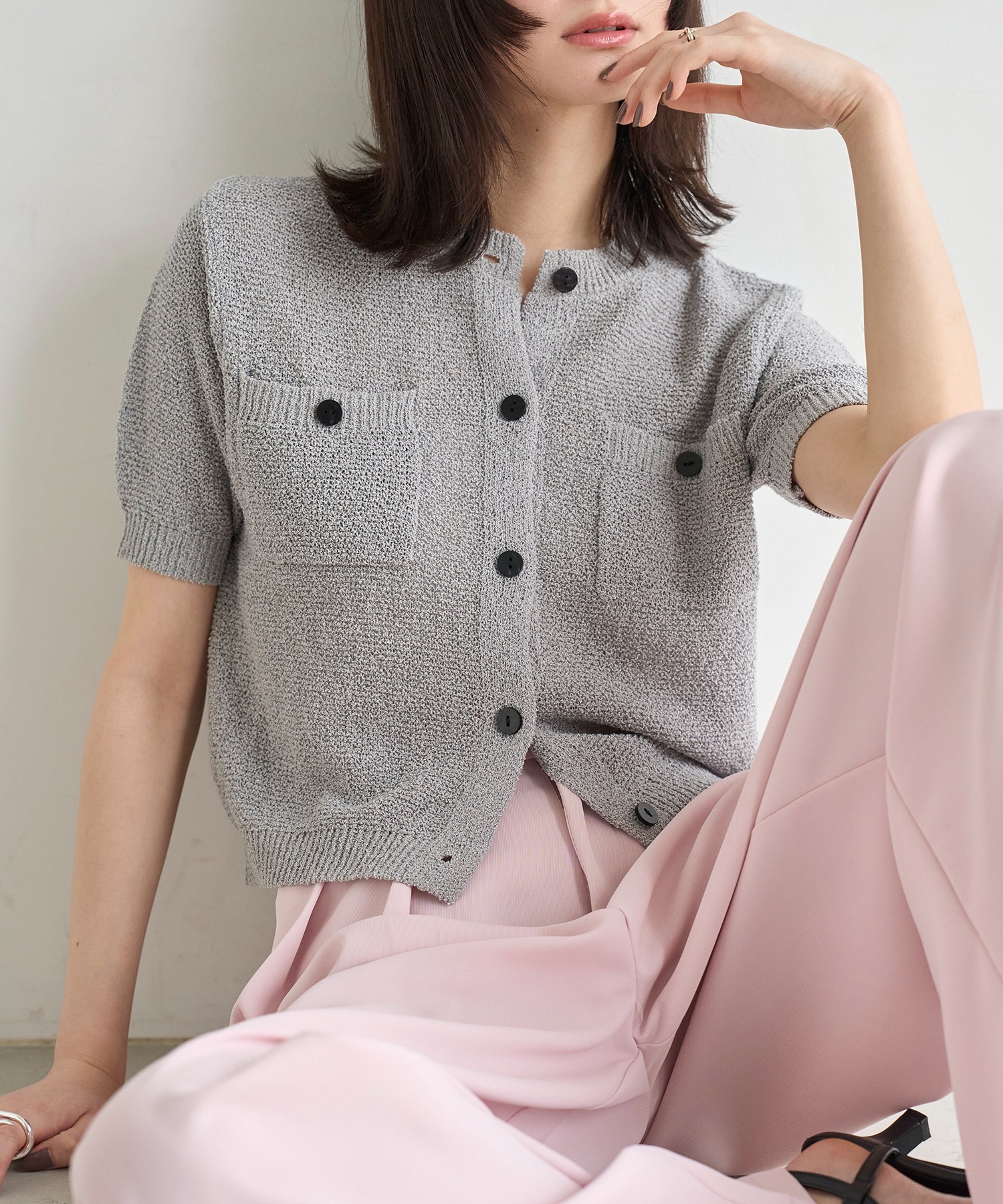 model：H166　着用サイズ：F