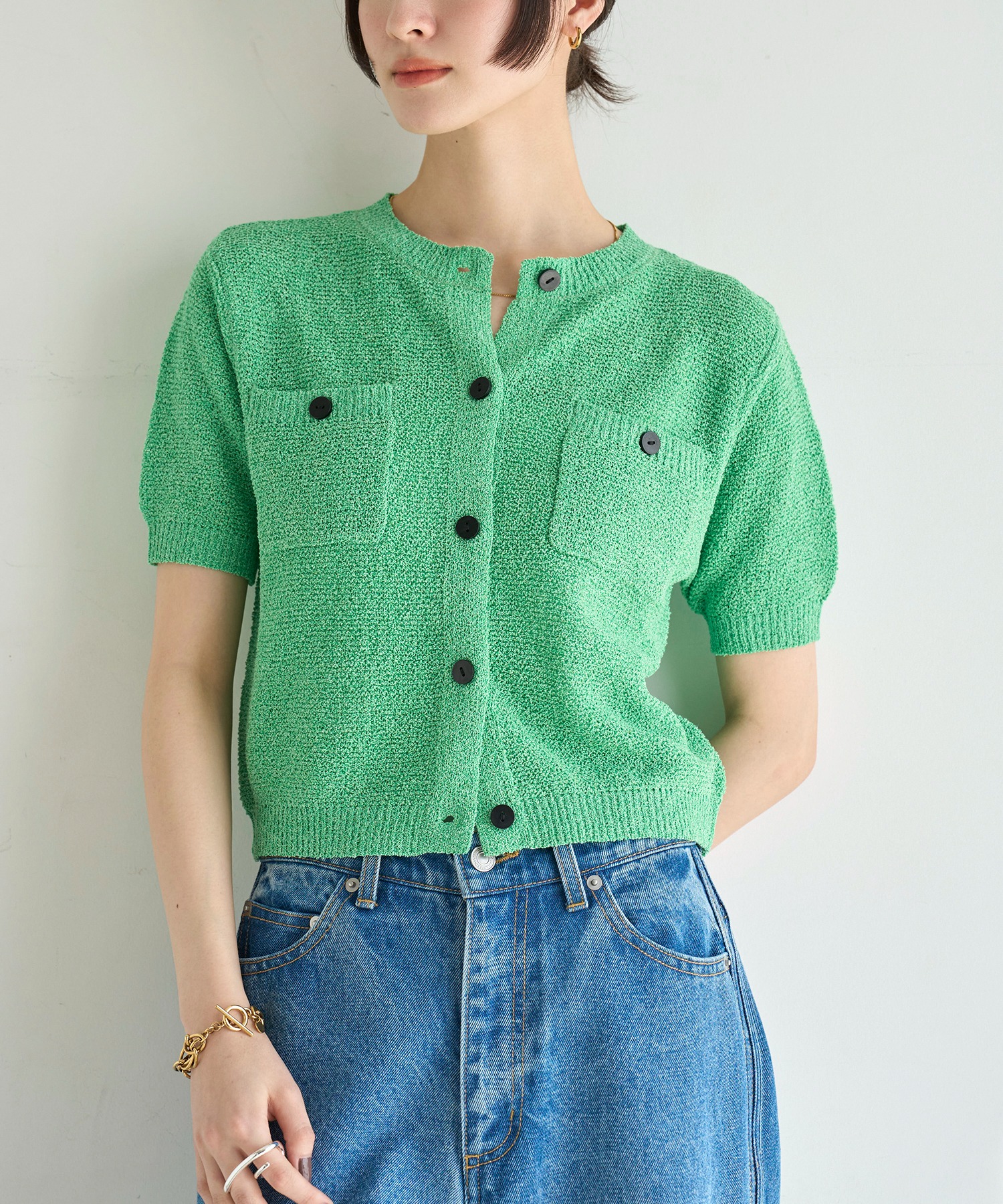 model：H166　着用サイズ：F