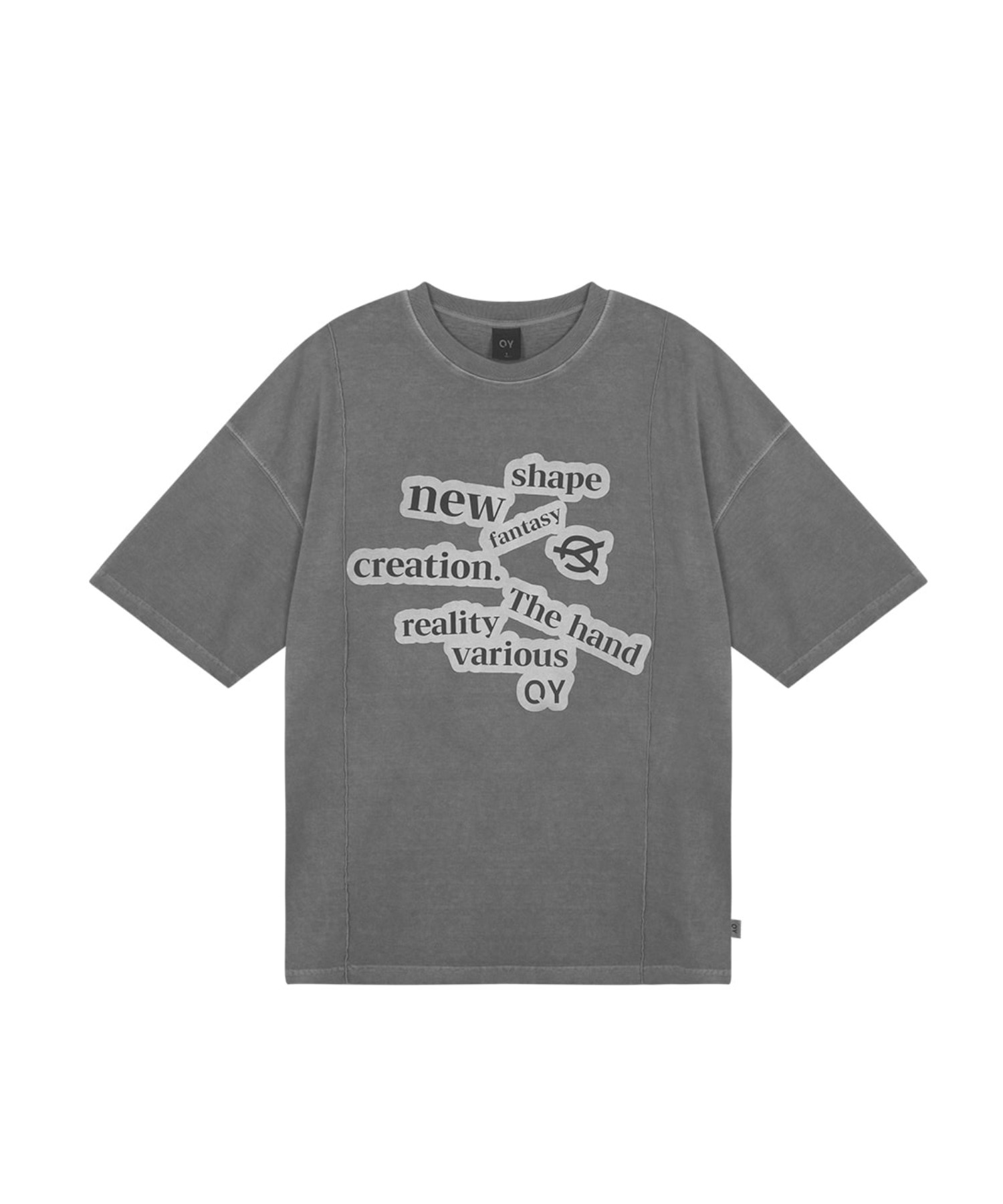 ★OY★PIGMENT PINTUCK LOGO T-BLACK★正規品/韓国直送料込/人気 OY/オーワイ』PIGMENT PINTUCK LOGO T/ピグメント ピンタック