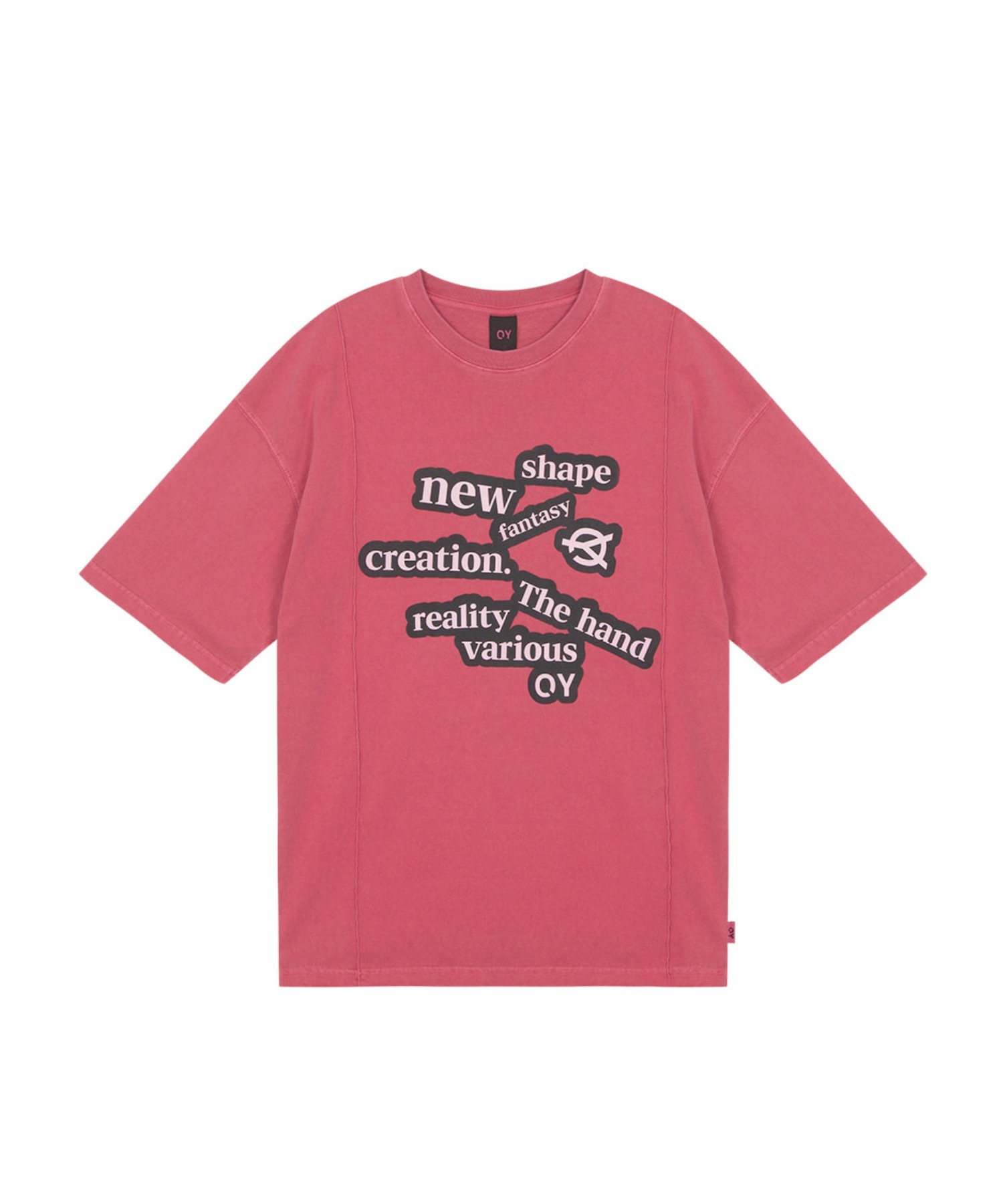 ★OY★PIGMENT PINTUCK LOGO T-BLACK★正規品/韓国直送料込/人気 ☆OY☆PIGMENT PINTUCK LOGO T-BLACK☆正規品/韓国直送料込/人気