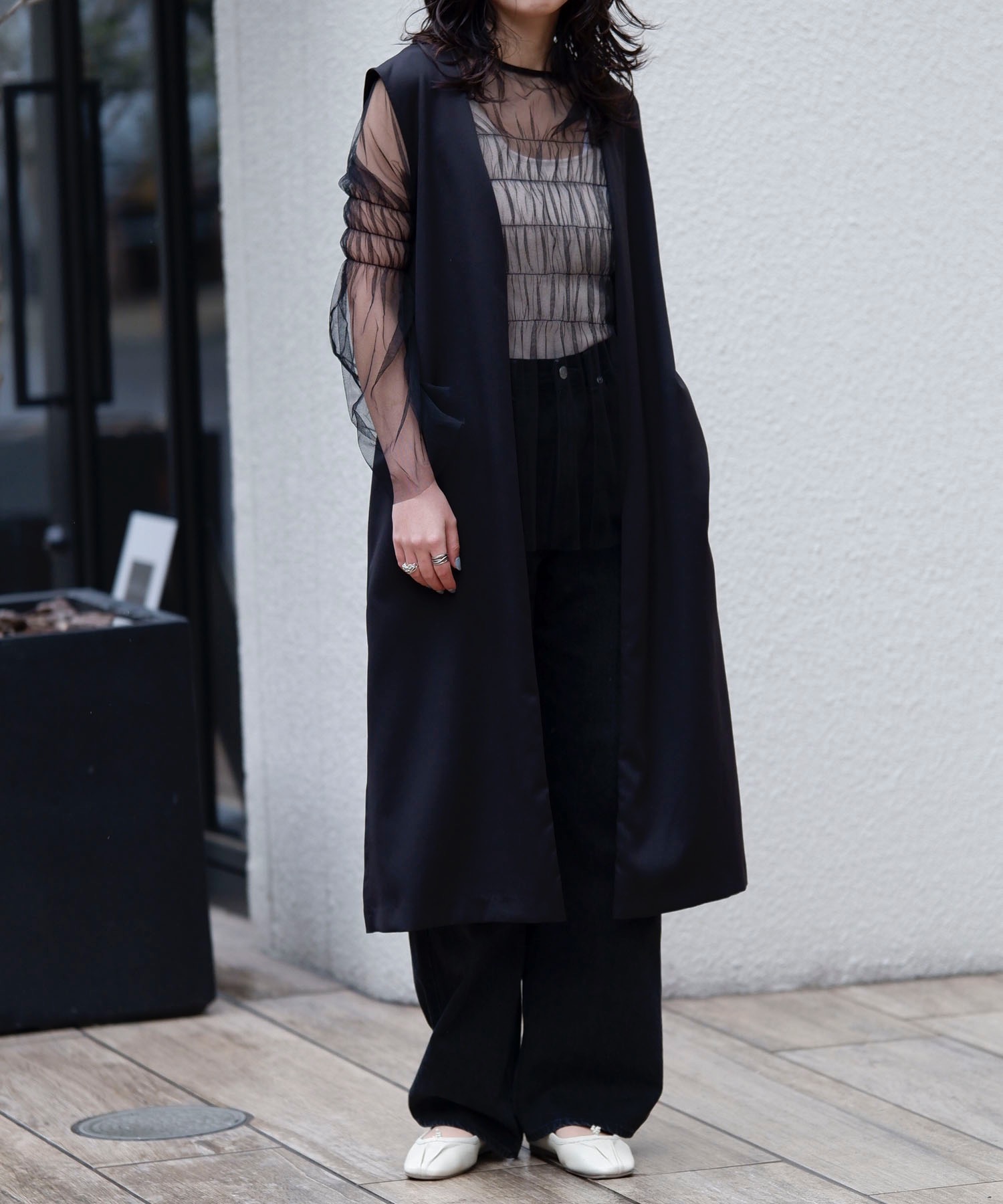 model:H163 着用サイズ:M