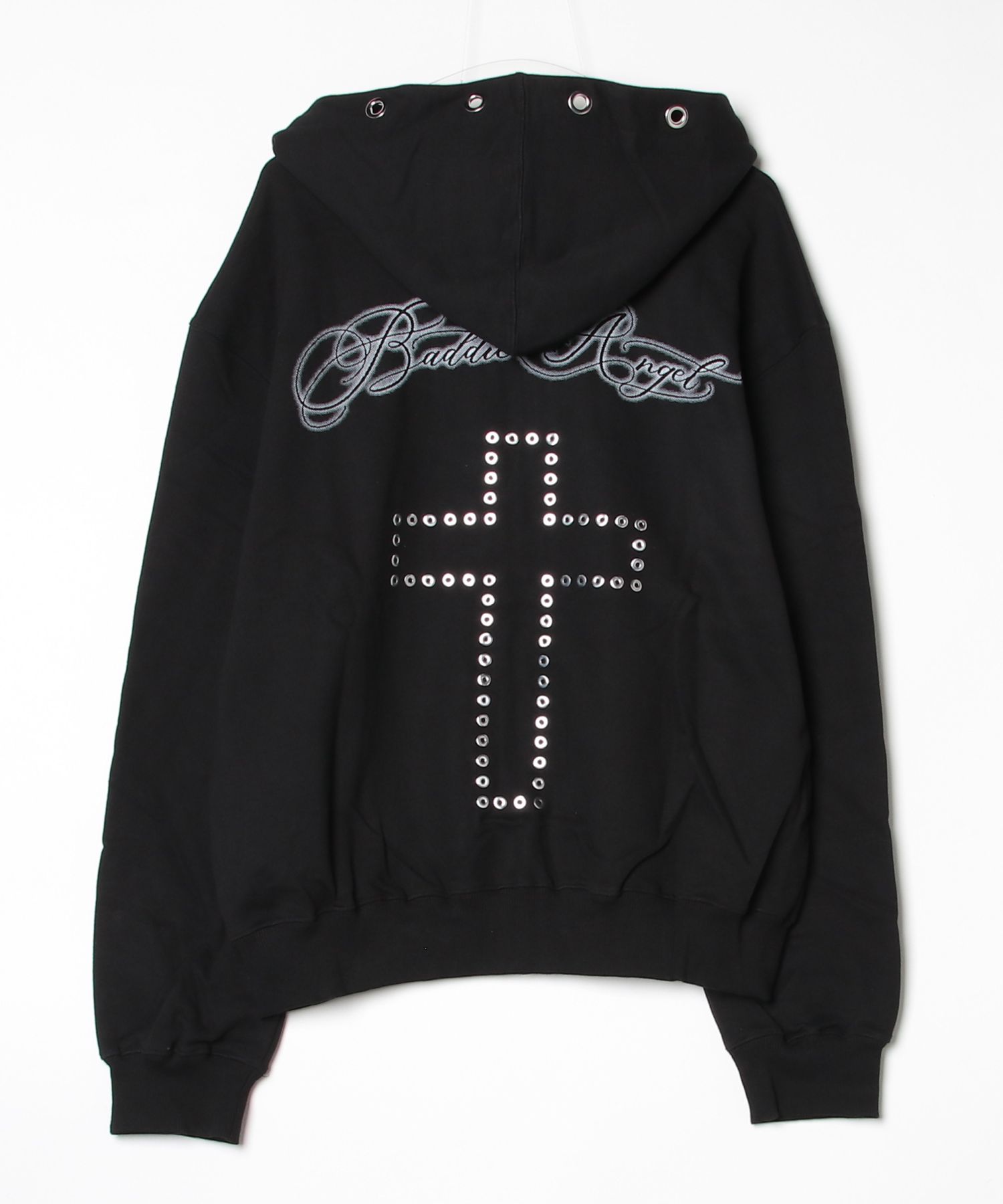 A'GEM/9 × .kom 『NIIER NOR/ニアノア』 BA-CROSS EYELET HOOD ZIP-UP