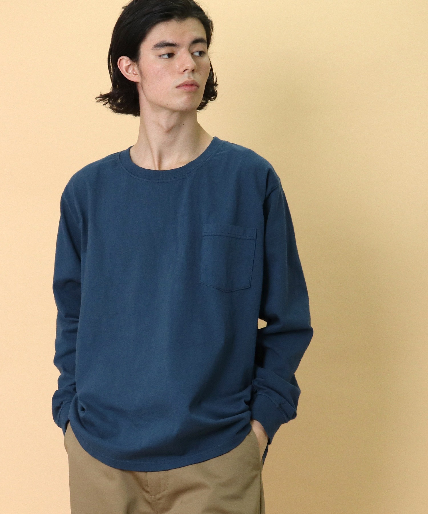 Goodwear グッドウェア Longsleeve T Shirts ロングスリーブtシャツ 長袖tシャツ ロンt ポケットtシャツ The Barefoot Salle De Bal The Barefoot Online サルデバル ザベアフット オンライン