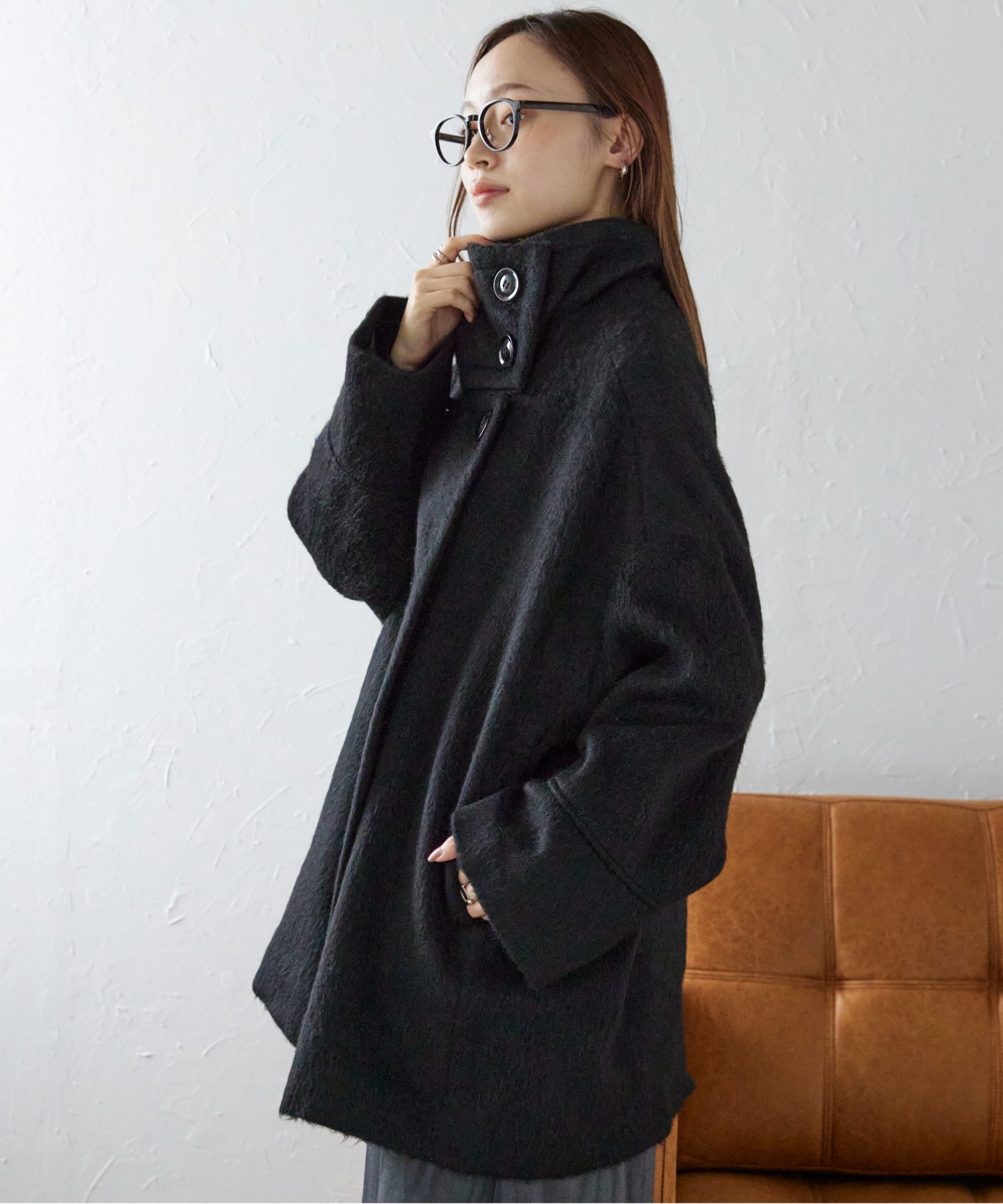 model：158cm 着用サイズ：FREE