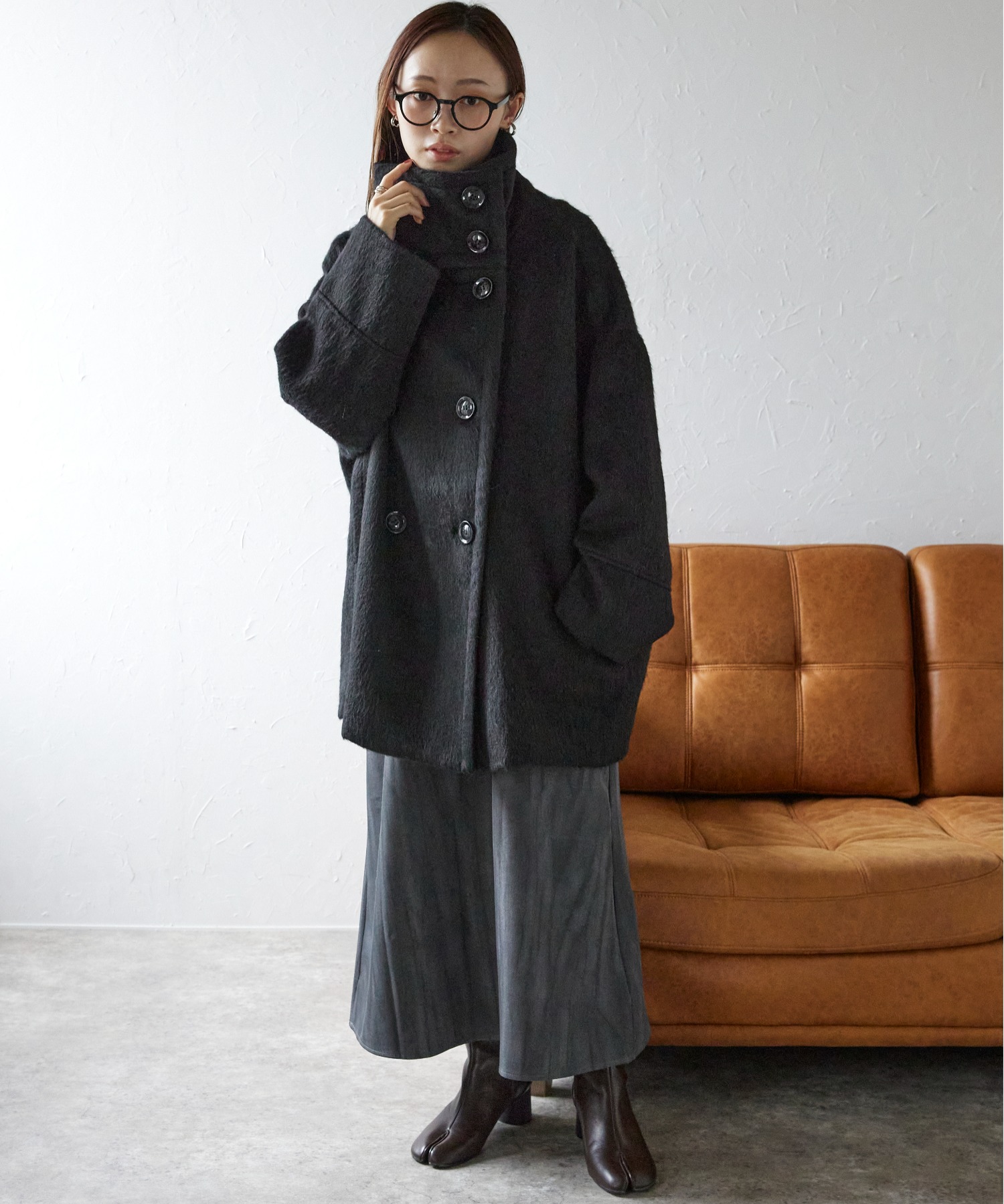 model：158cm 着用サイズ：FREE