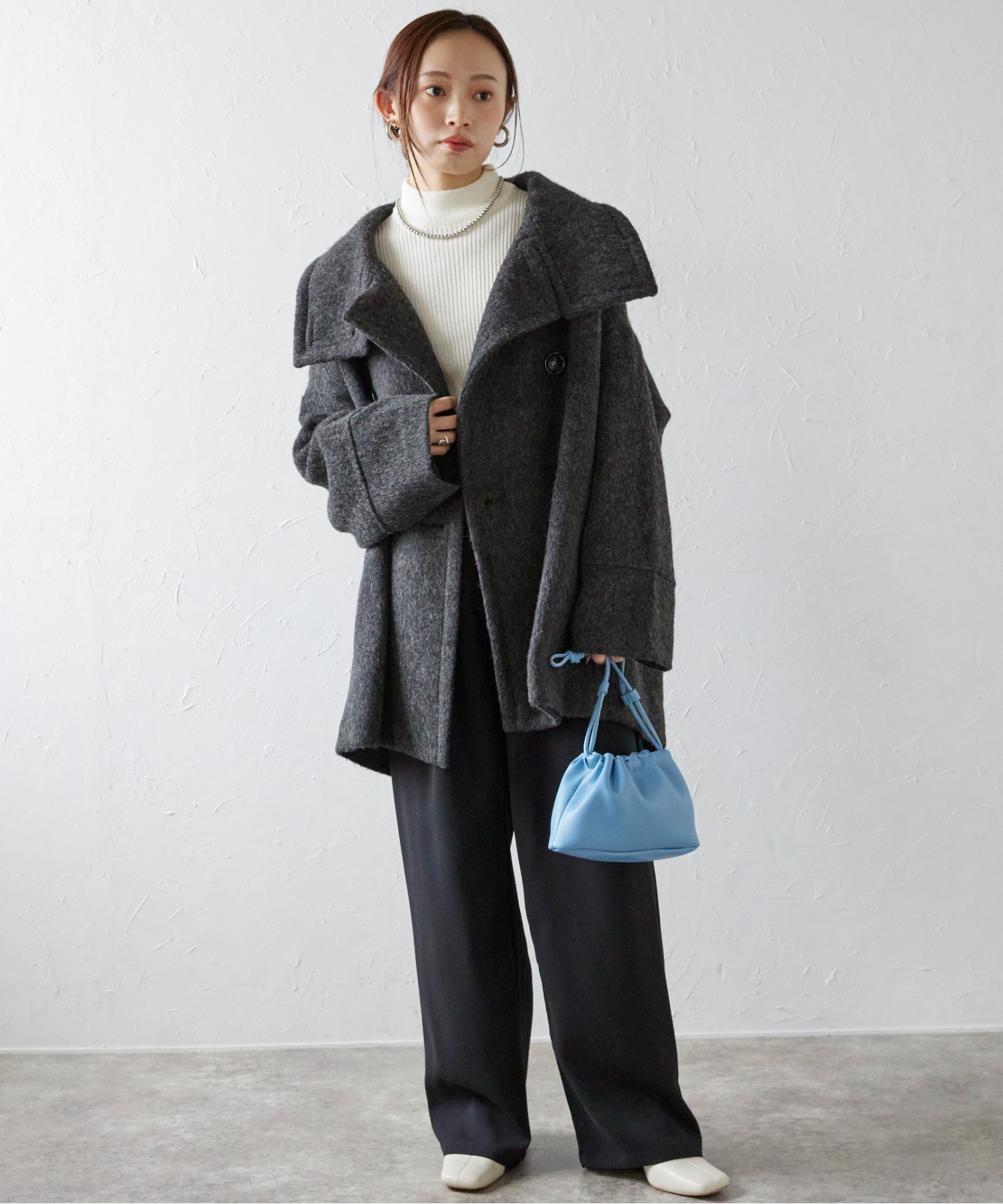 model：158cm 着用サイズ：FREE