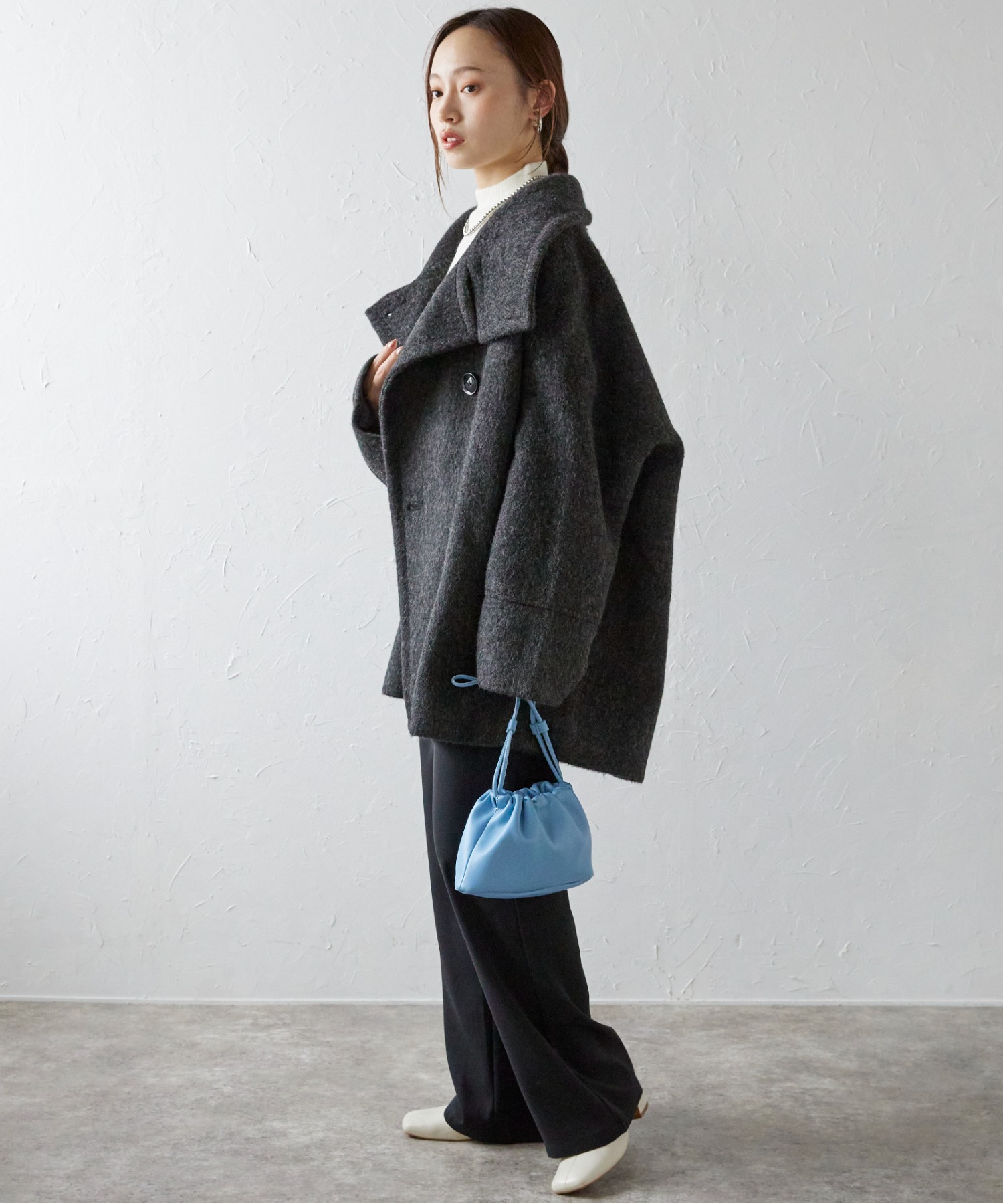 model：158cm 着用サイズ：FREE