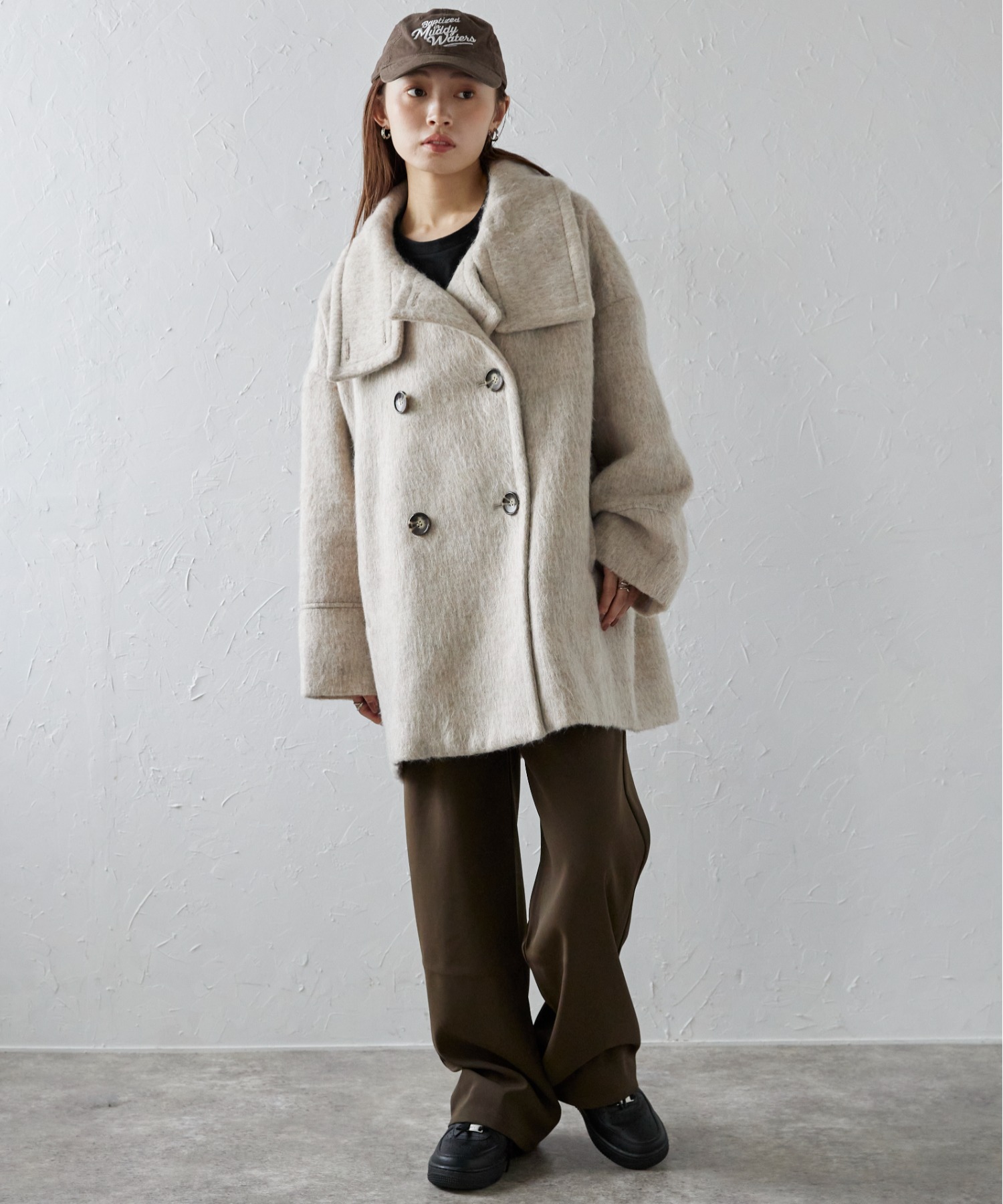 model：158cm 着用サイズ：FREE