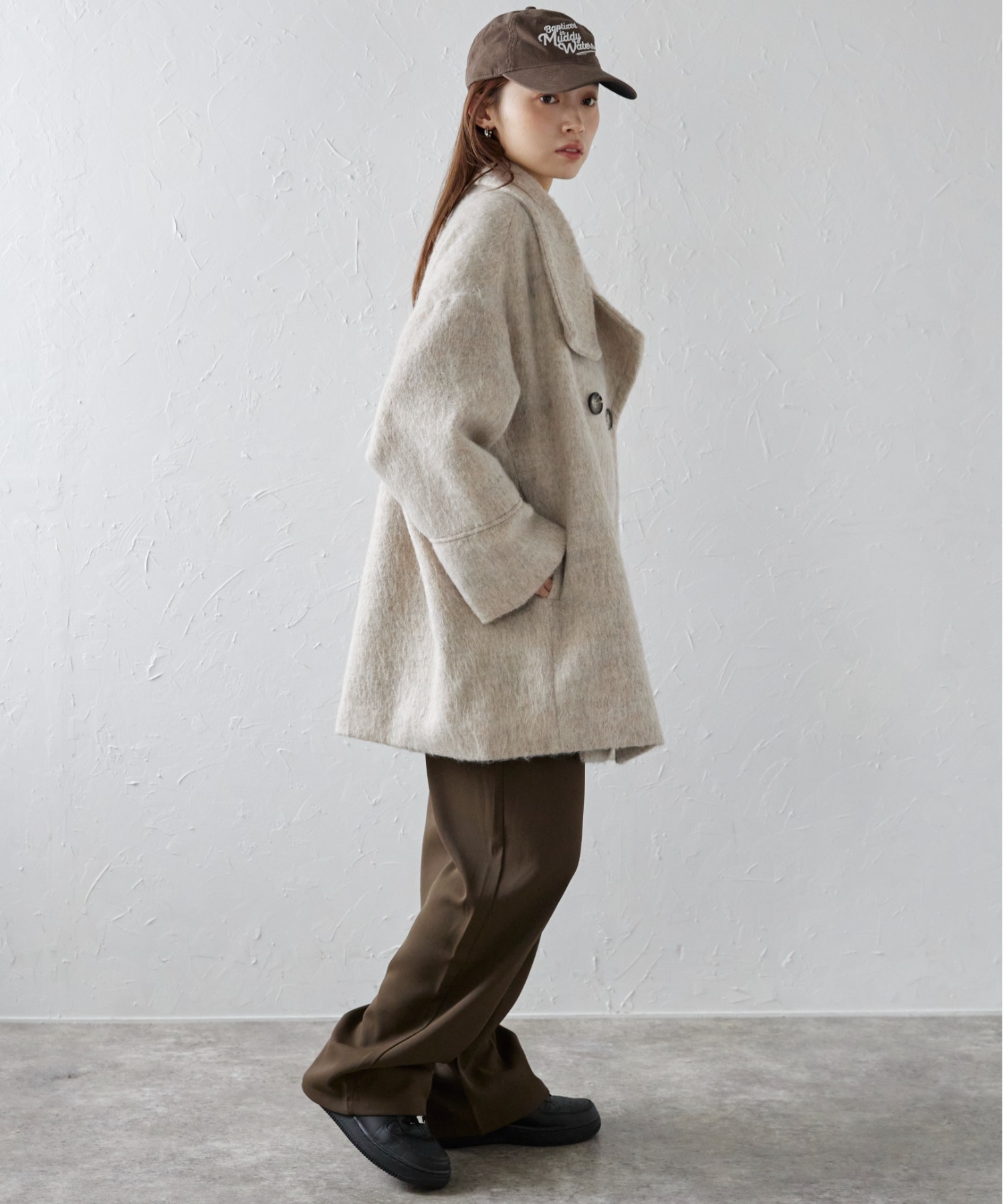 model：158cm 着用サイズ：FREE