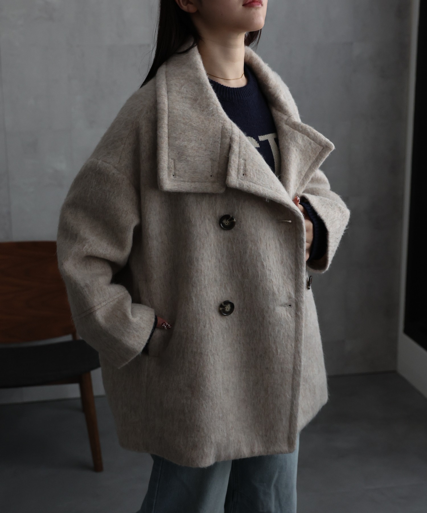 model：158cm 着用サイズ：FREE