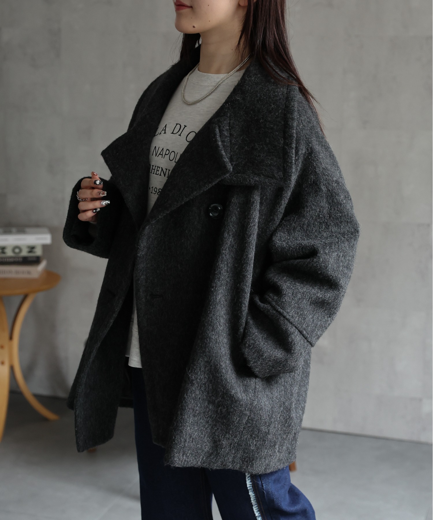 model：158cm 着用サイズ：FREE