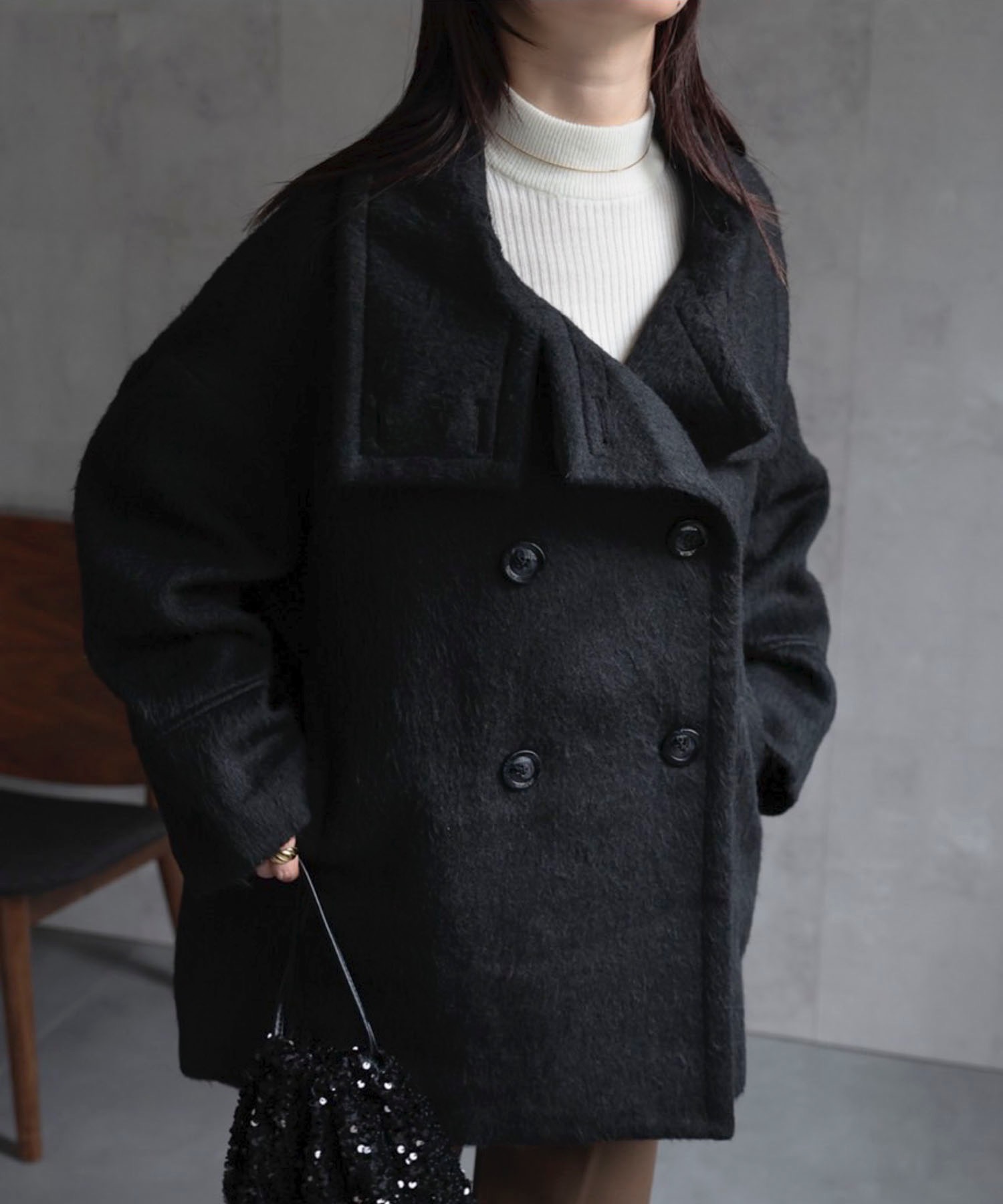 model：158cm 着用サイズ：FREE