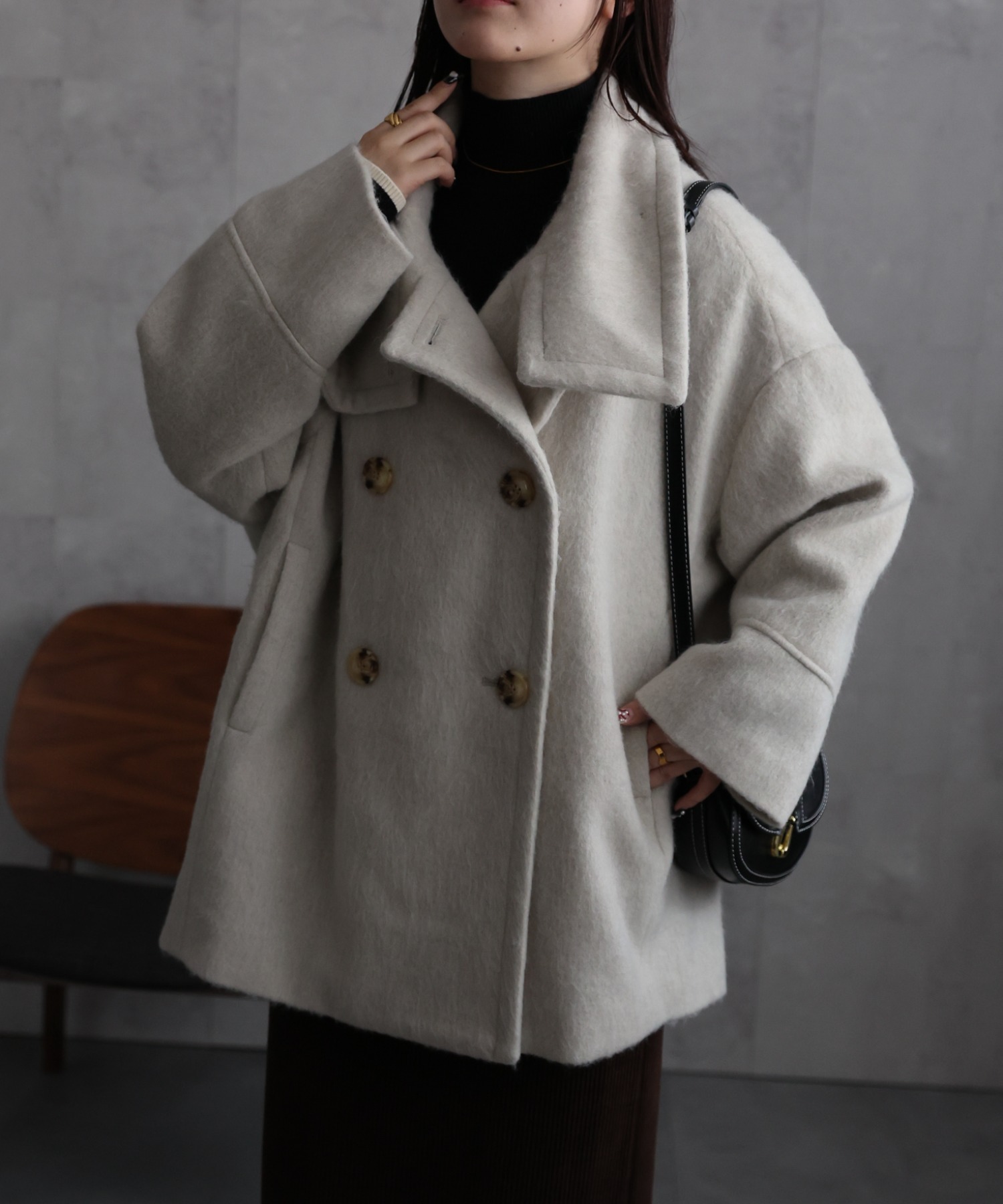 model：158cm 着用サイズ：FREE