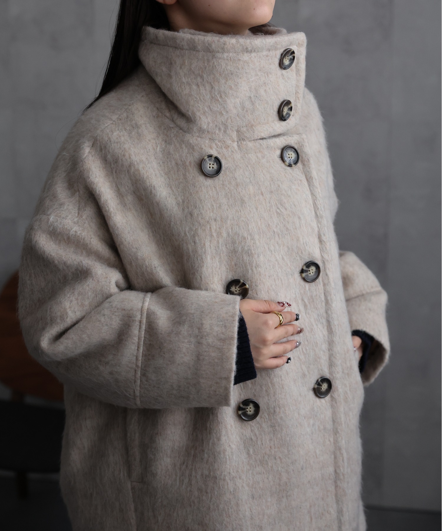 model：158cm 着用サイズ：FREE