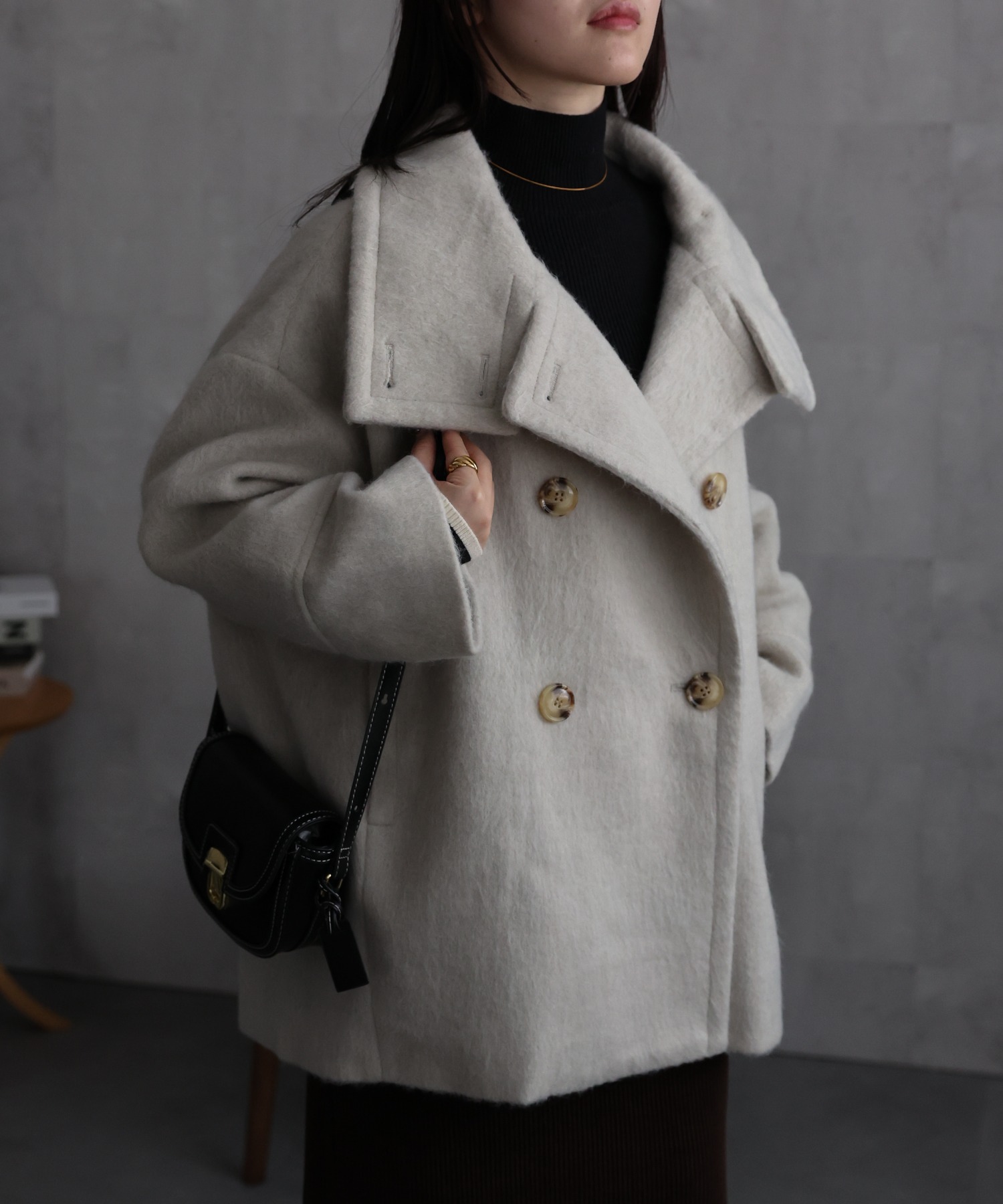 model：158cm 着用サイズ：FREE