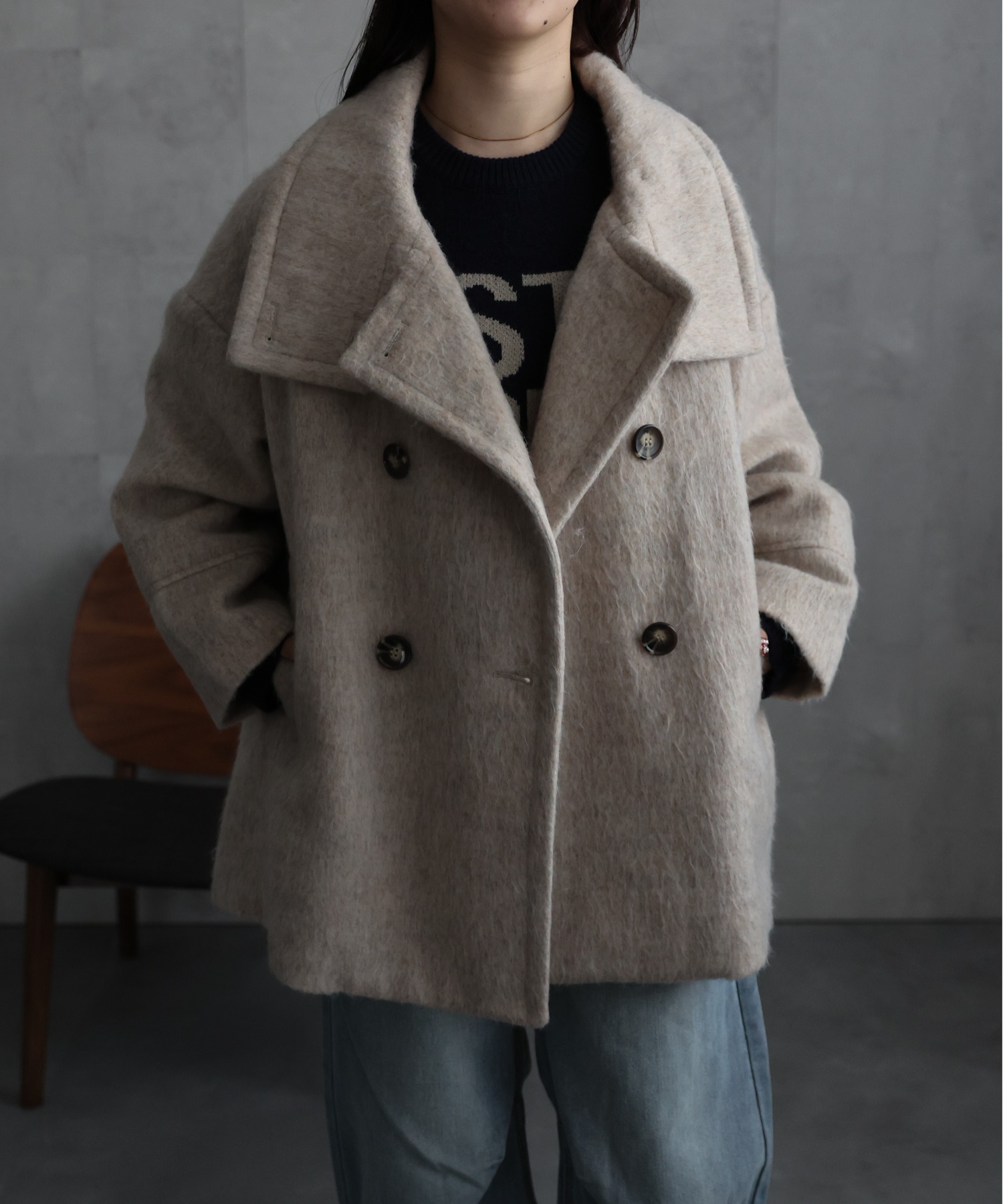 model：158cm 着用サイズ：FREE