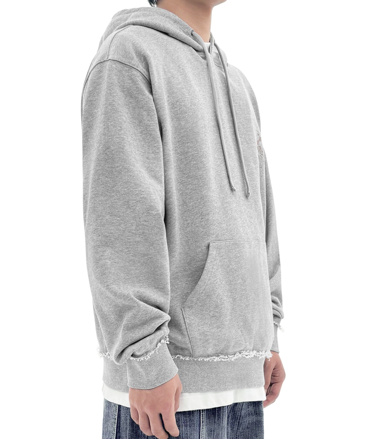 OY/オーワイ』 CHECK CROSS HOODIE/チェッククロスプルオーバー
