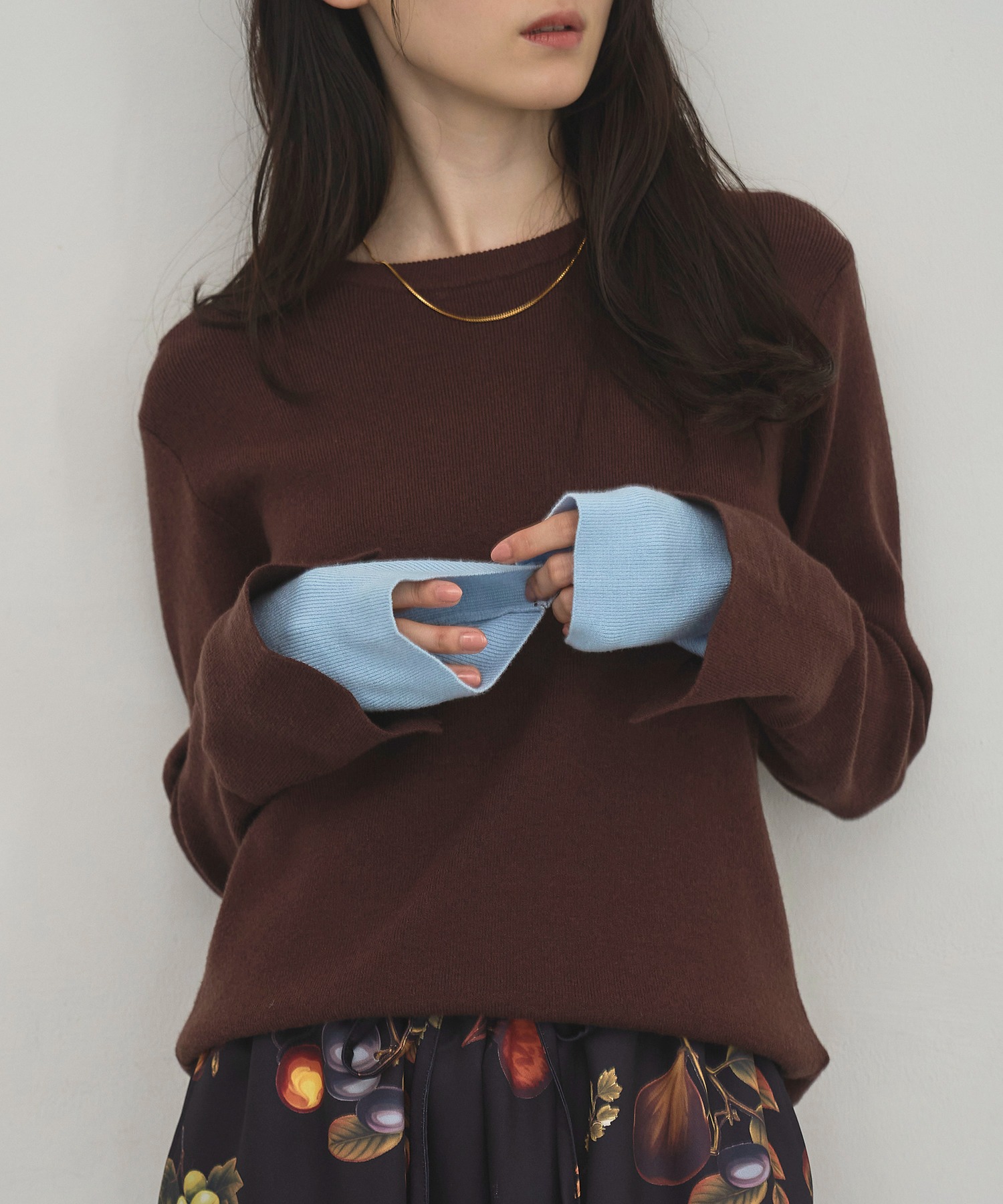 model：H163 着用サイズ：F